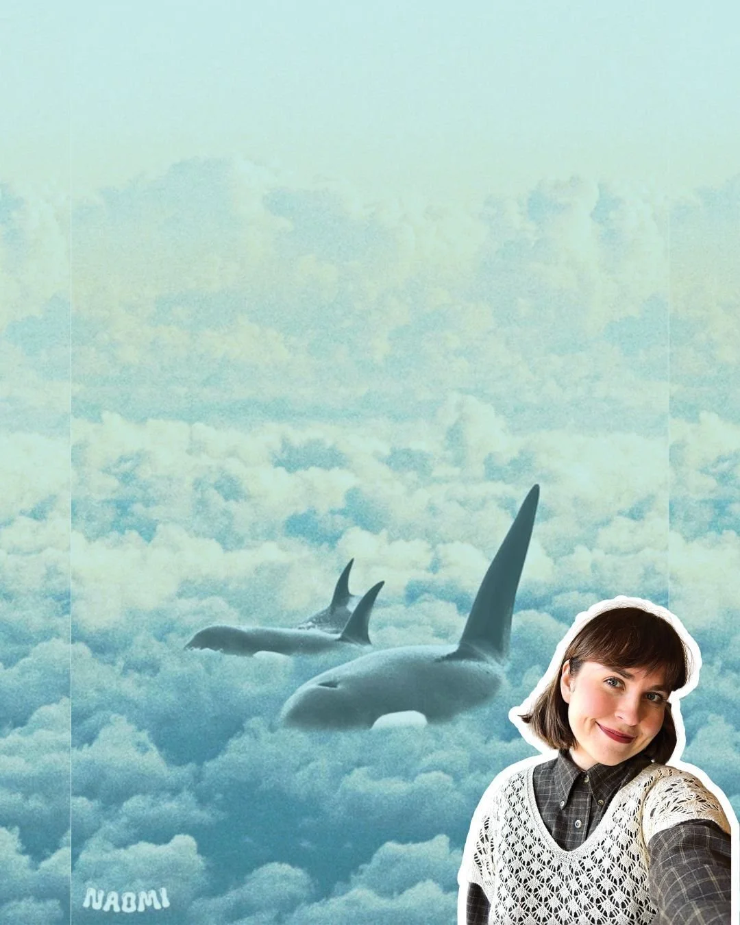 This week's artist highlight: Naomi Amber Dawn. 🌿

Naomi is a Seattle-based collage artist who blends hand-cut and digital elements to create surreal dreamscapes rooted in Pacific Northwest inspiration. She also transforms thrifted pieces into one-o