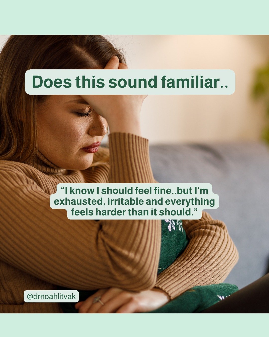 &quot;I&rsquo;m eating okay and trying to take care of myself... so why do I still feel so tired and moody all the time?&quot;

If this sounds familiar, it&rsquo;s worth asking deeper questions &mdash; and that&rsquo;s where naturopathic care can rea