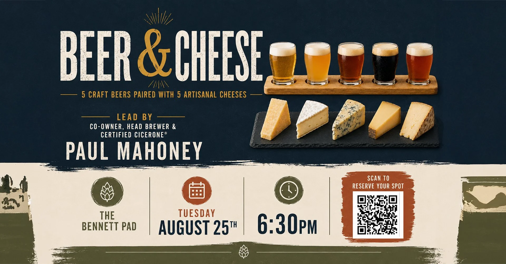 Bennett Beer & Cheese Pairing 8.25.2026