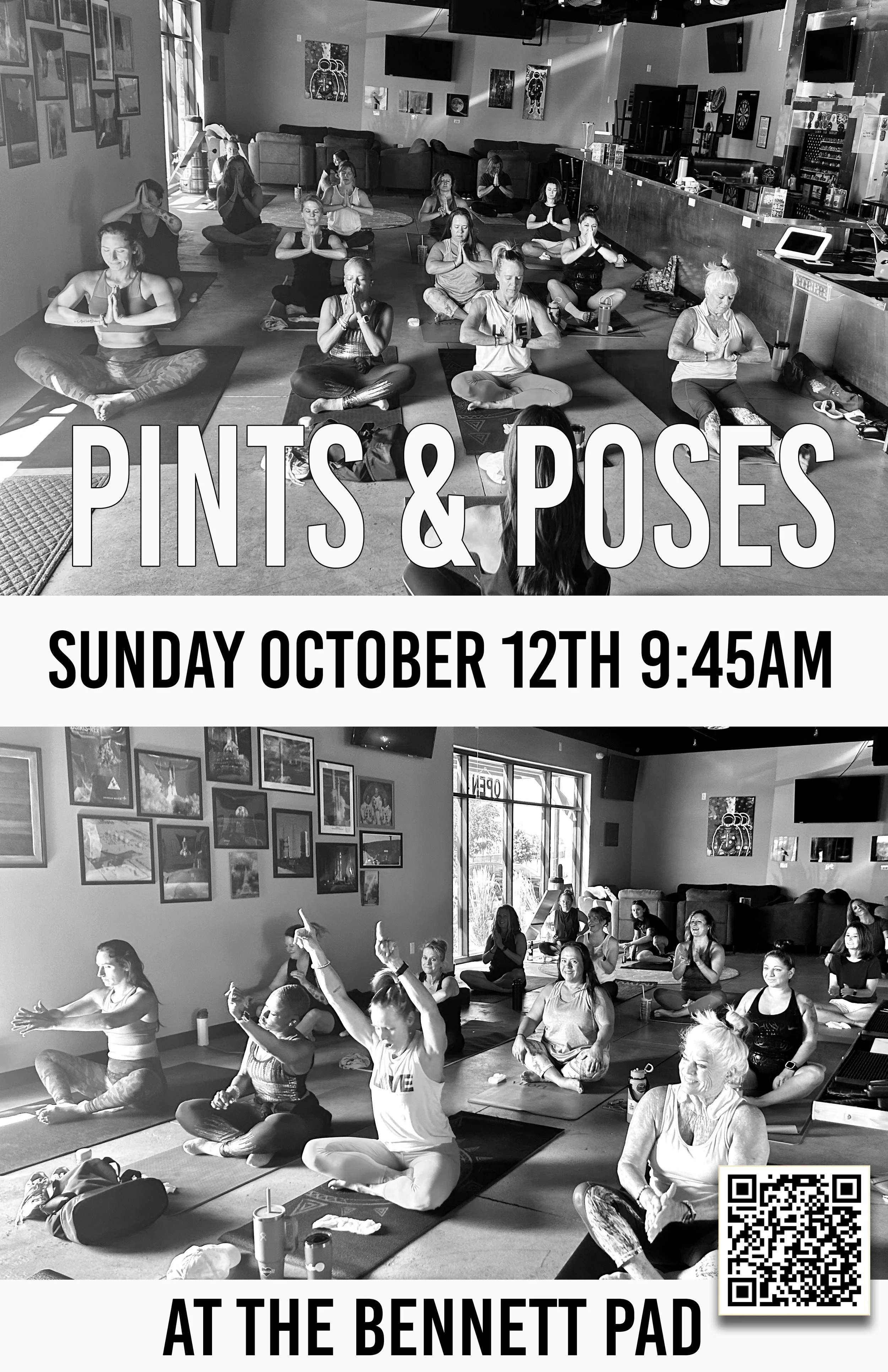 Pints & Poses B&W  copy.jpg