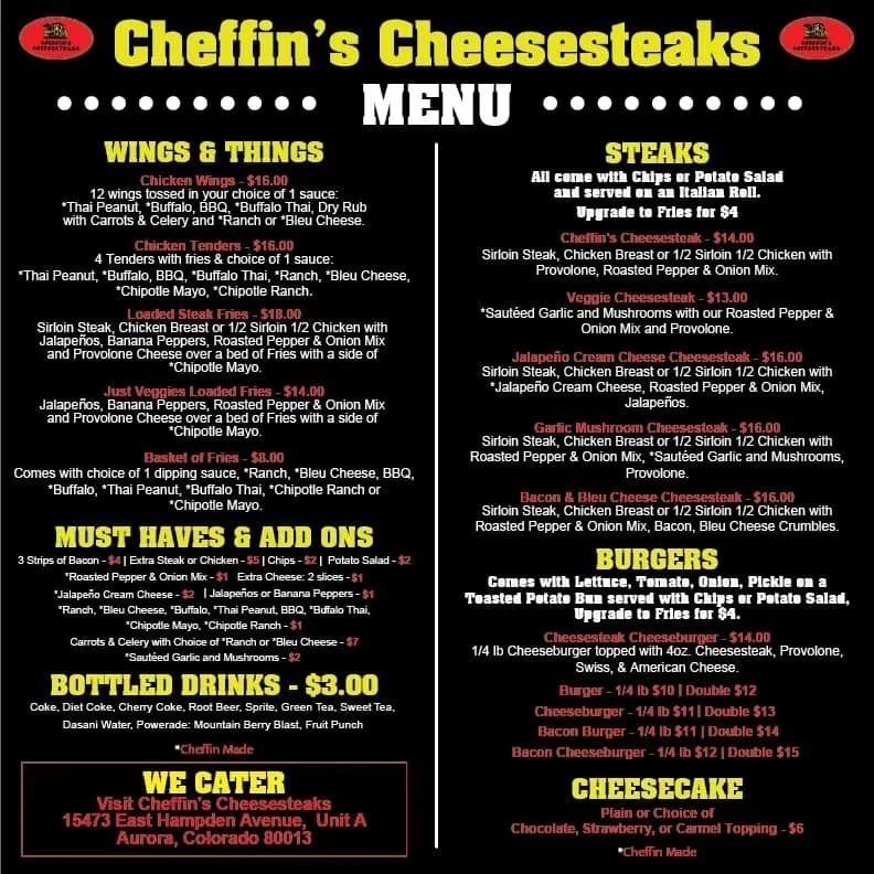 Cheffin's Cheesesteaks and Cubanos — Launch Pad Brewery