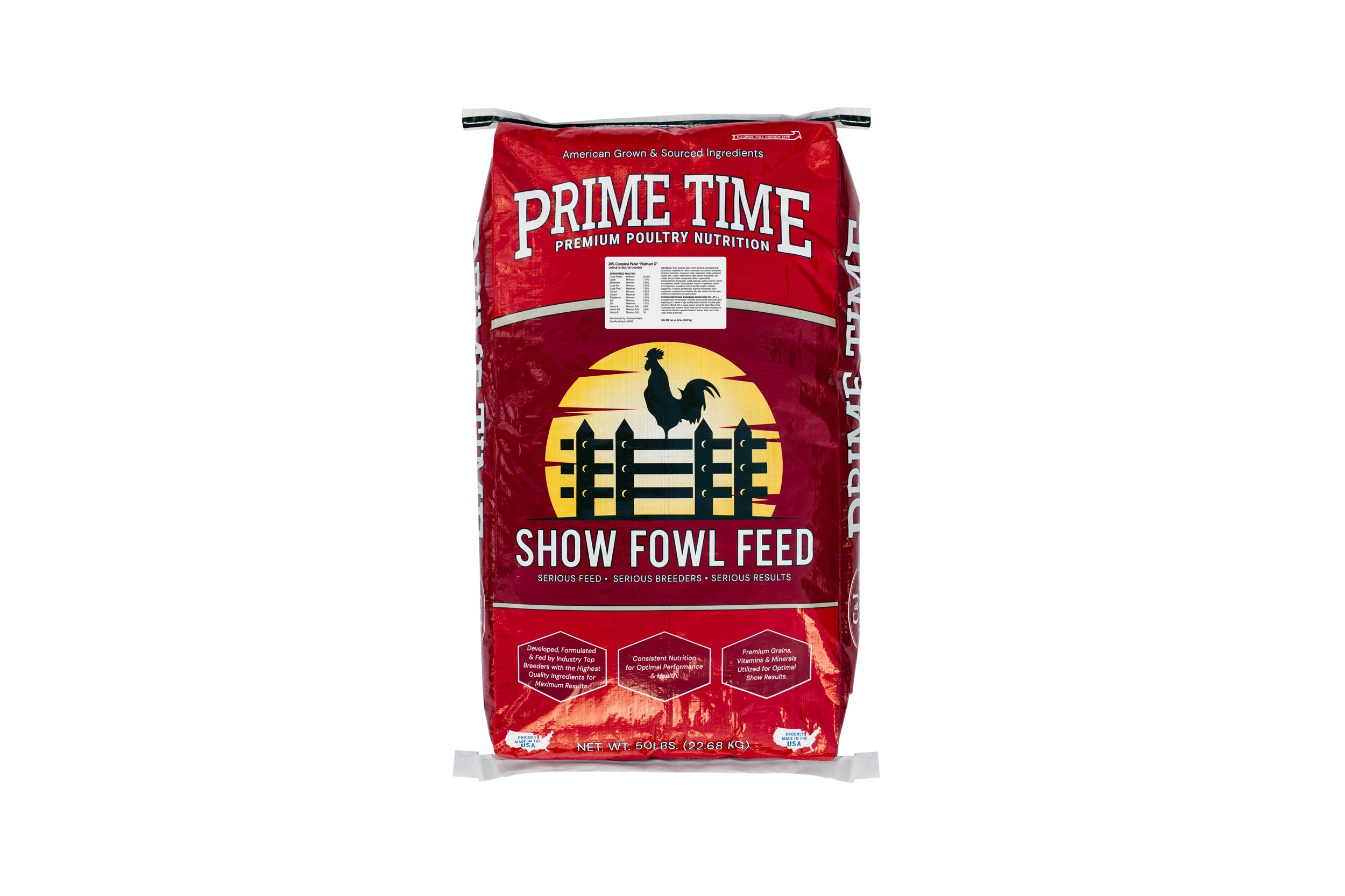 Show Fowl 20% Complete Pellet "Platinum X"