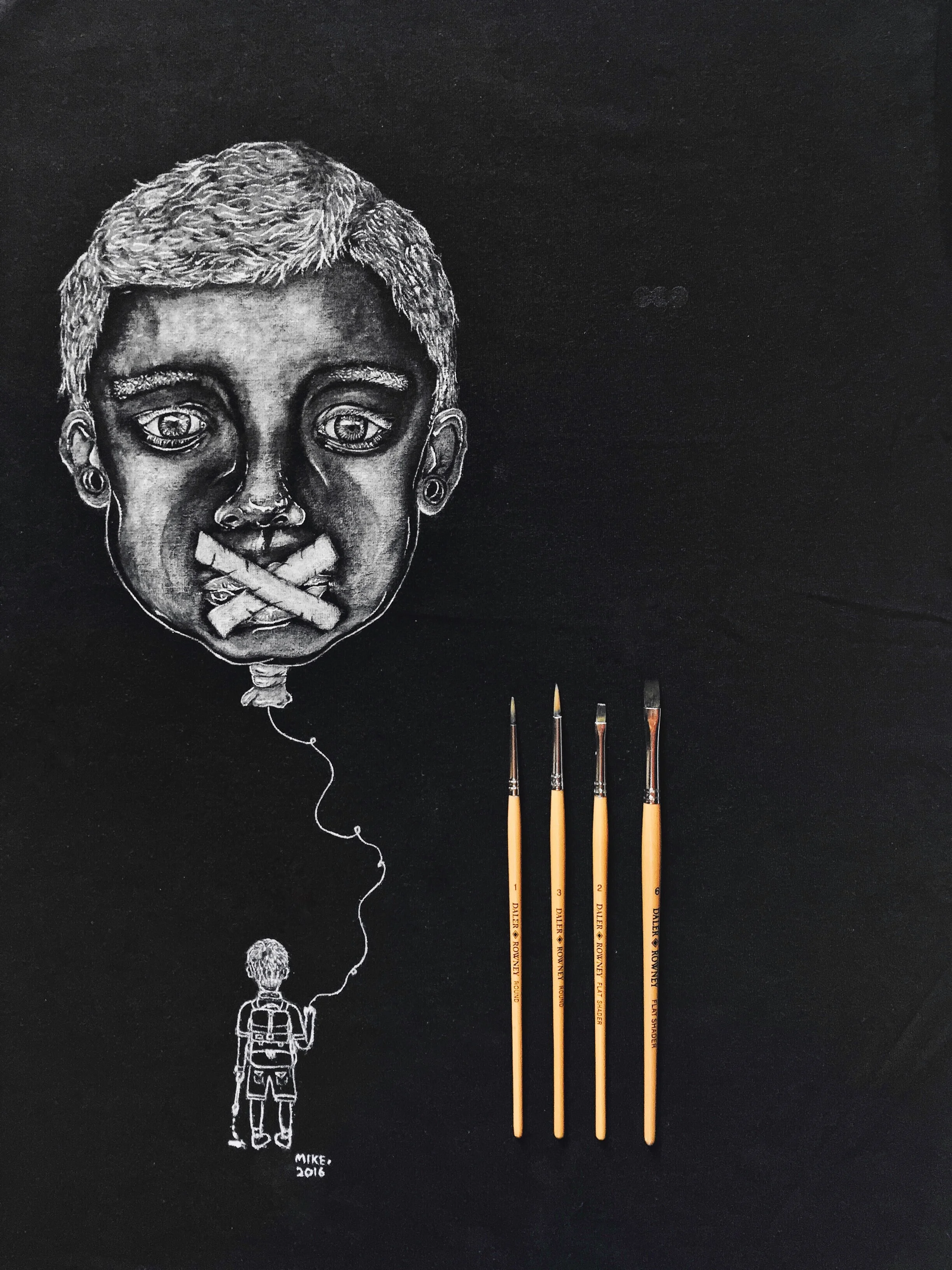 “I miss the days of my childhood, when pain meant a broken toy” depicts my unspoken words. Facing with a discourse where life choices must be made and expectations triumphs “unrealistic” dreams we build.