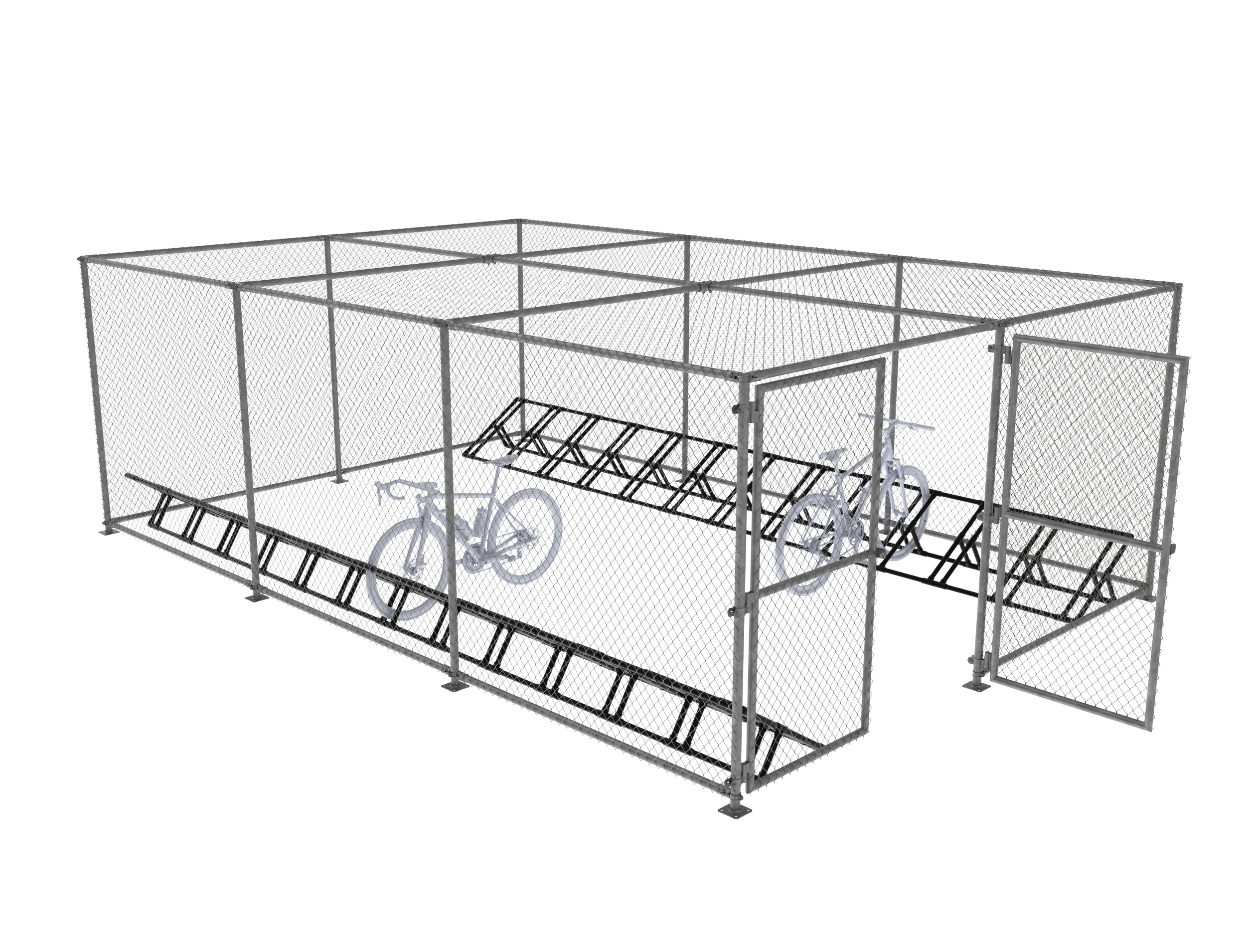 Bike Cages + Parking