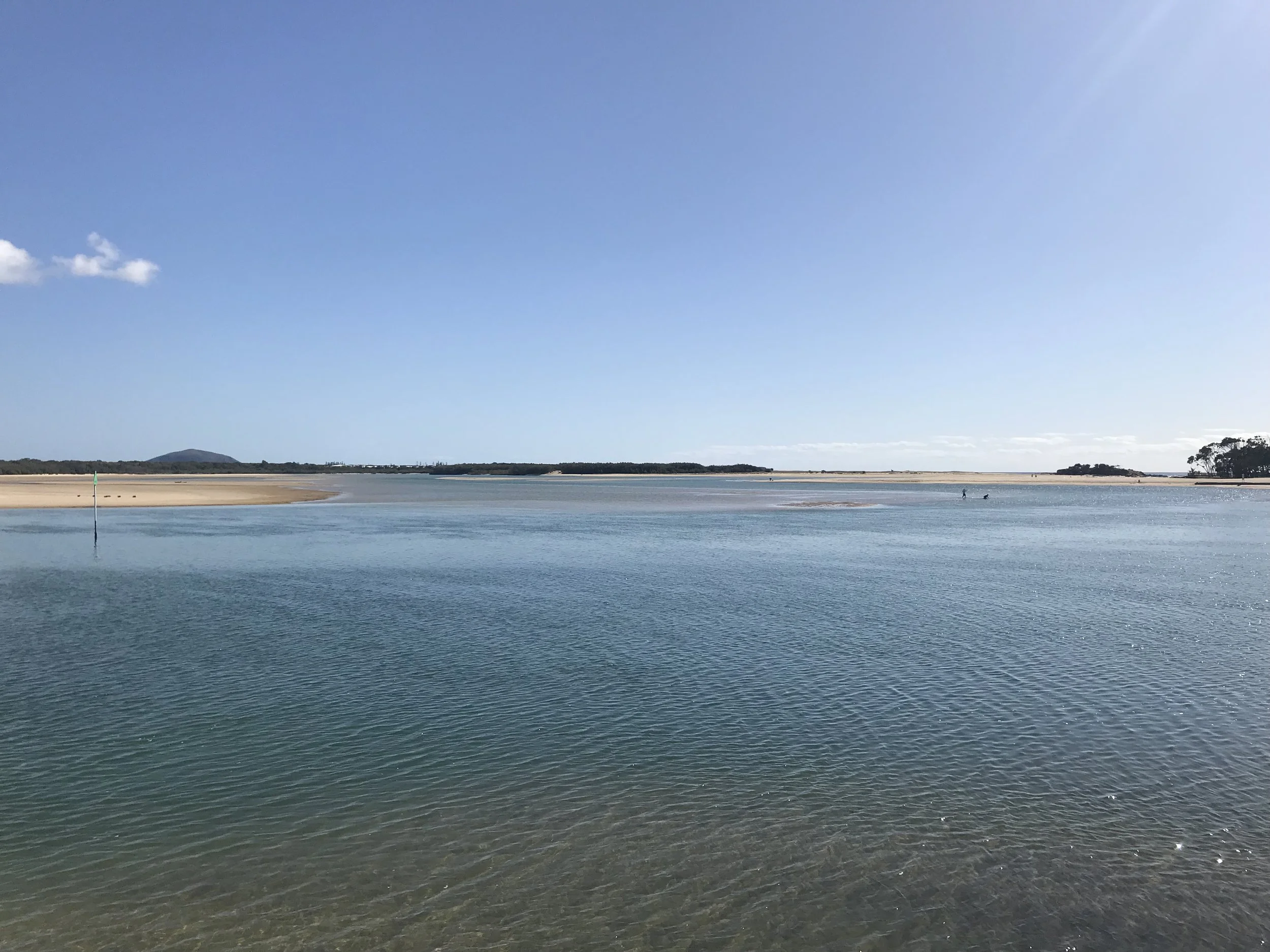 Maroochy River mouth, Mount Coolum and Pin Cushion Island&nbsp;