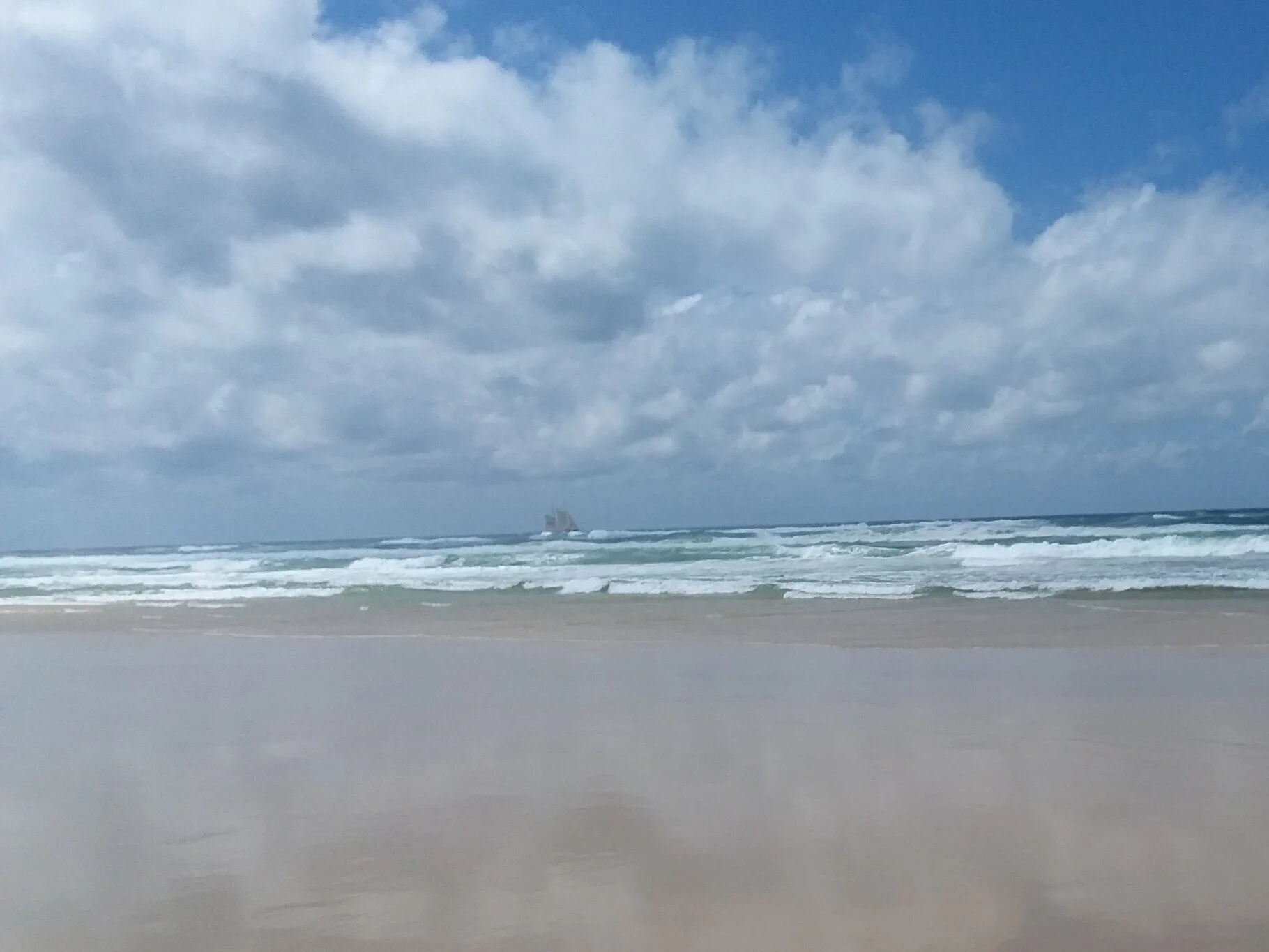 South Passage Schooner off Teewah