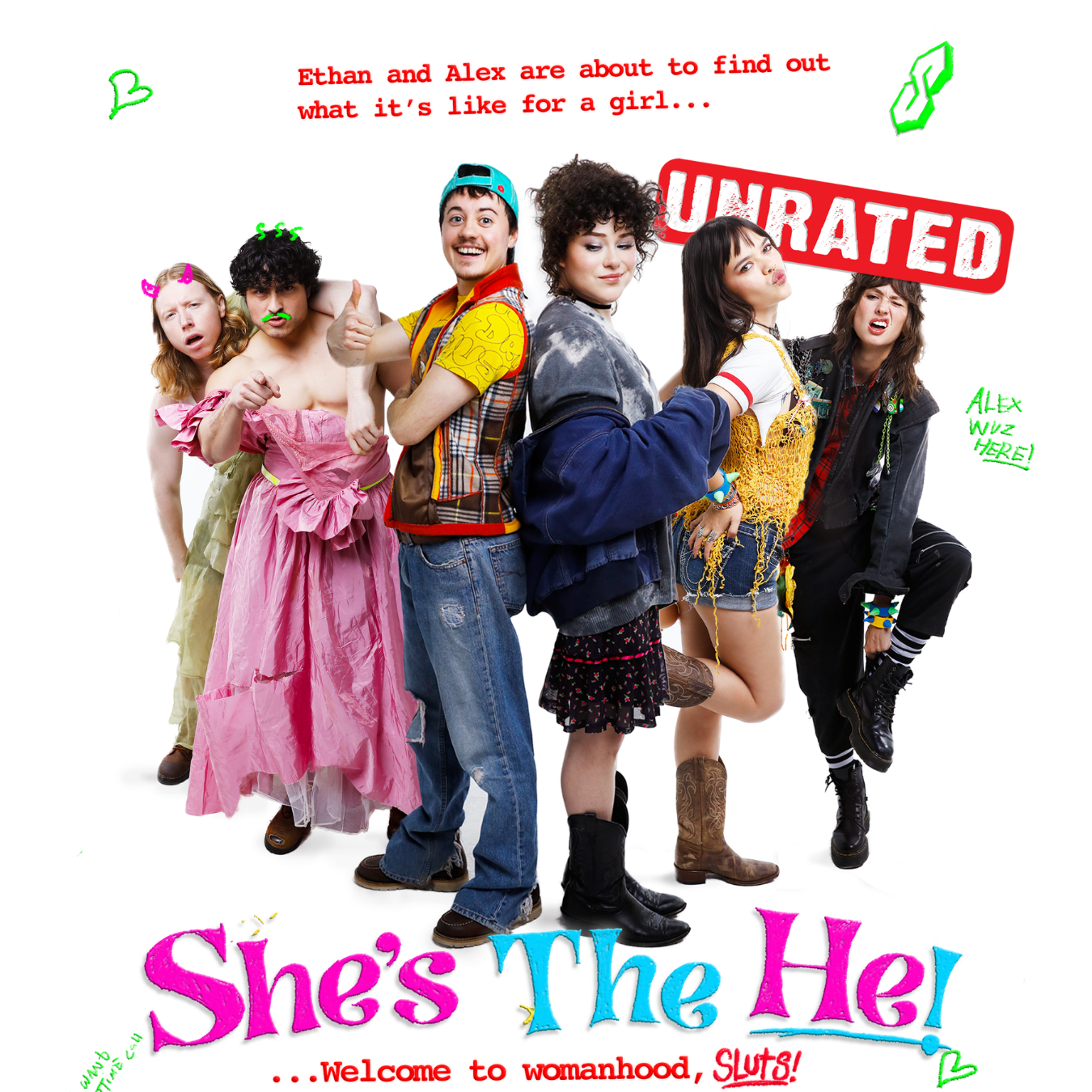 SHE’S THE HE