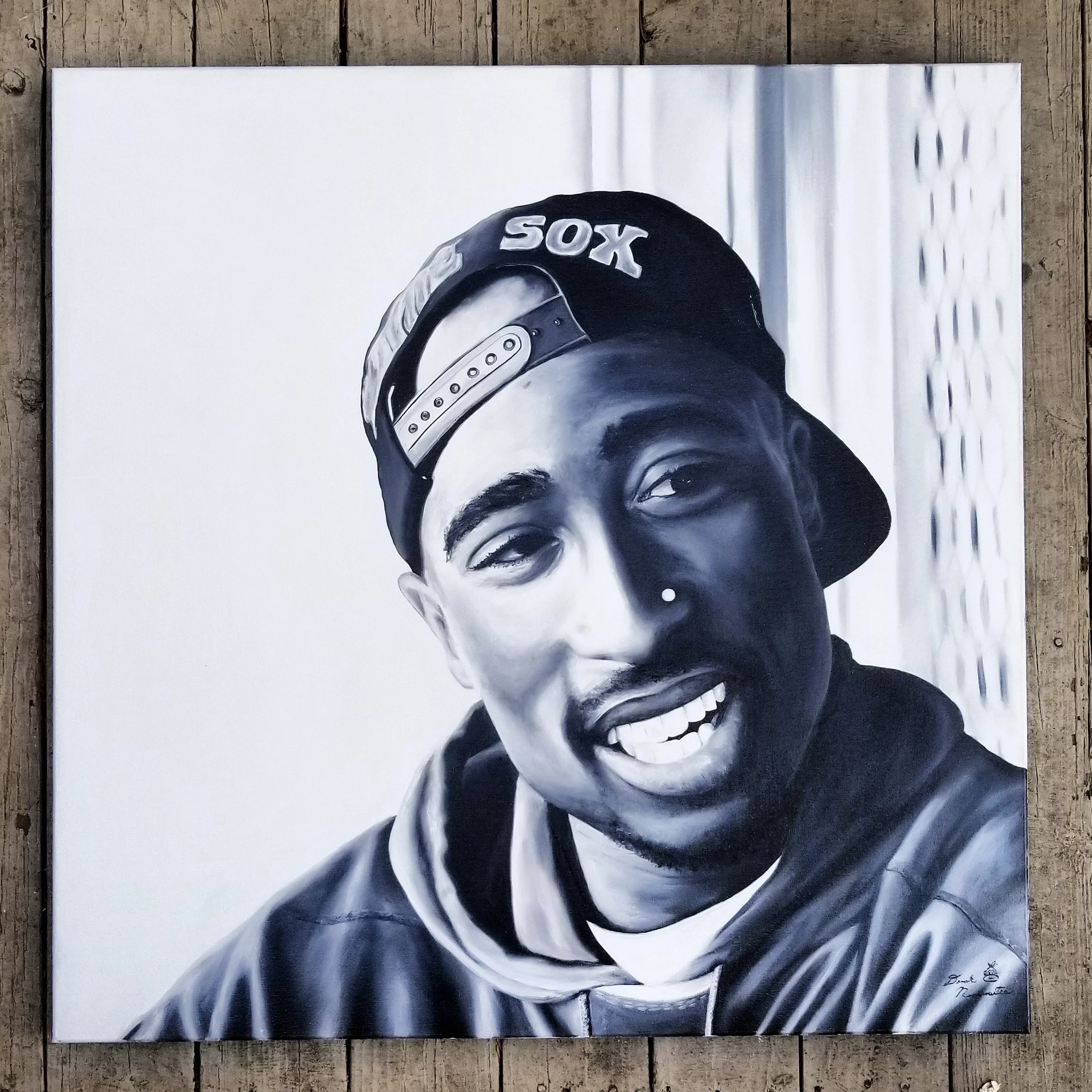 Keep Your Head Up (2018) oil on canvas 36x36”
