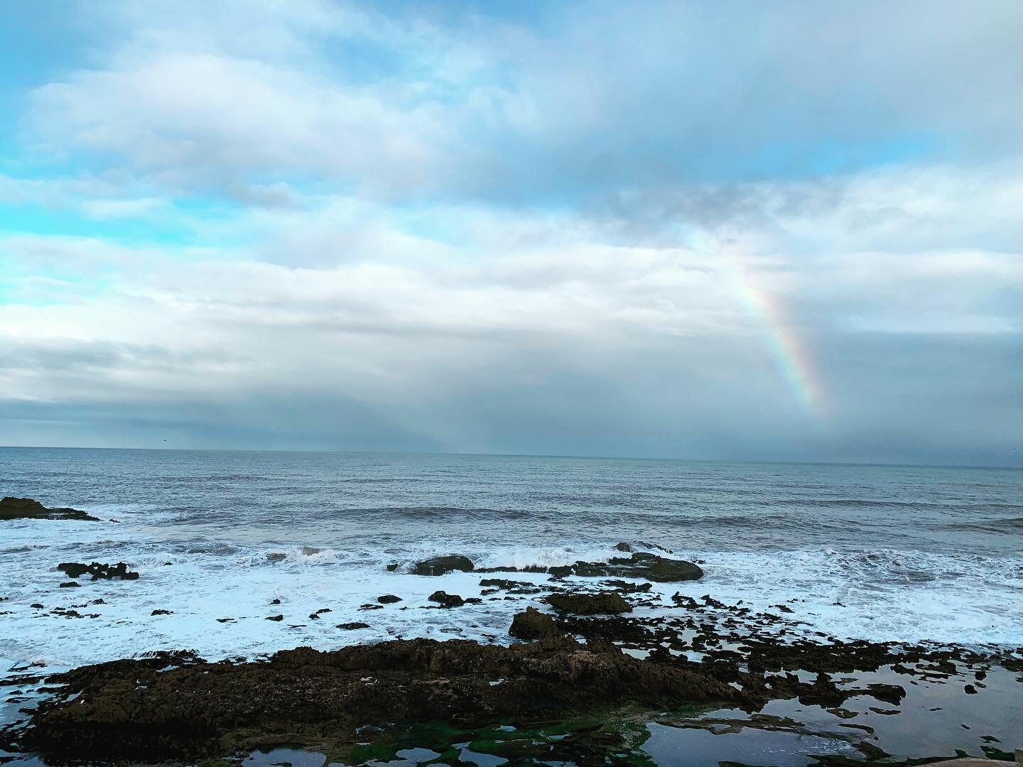 Looking for the rainbows after the storm! Excited to get back to the Pacific Coast of Morocco after way too long being away. 
🌊 
Who wants to come catch some rainbows (and waves 🏄&zwj;♀️) October 9-17 on our Surf, Sand &amp; Souk tour?!
🌊 
DM for 