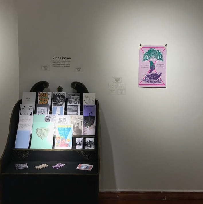 Zine Library within Diffused Reflections