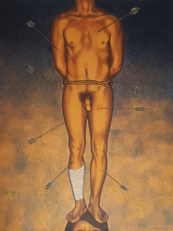 Nahum B. Zenil, A San Sebastian , oil on canvas, n.d.