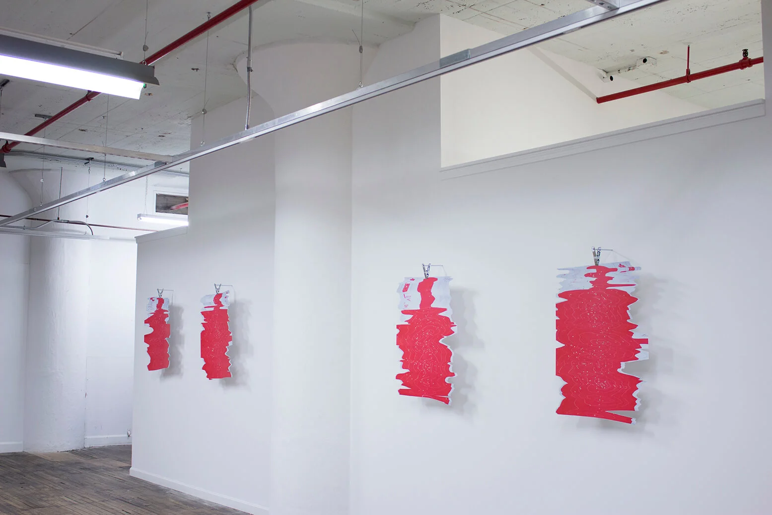 Adolfo Bimer, SCANS , Vistas de instalación. Cleveland Print Room, Cleveland, United States, 2015