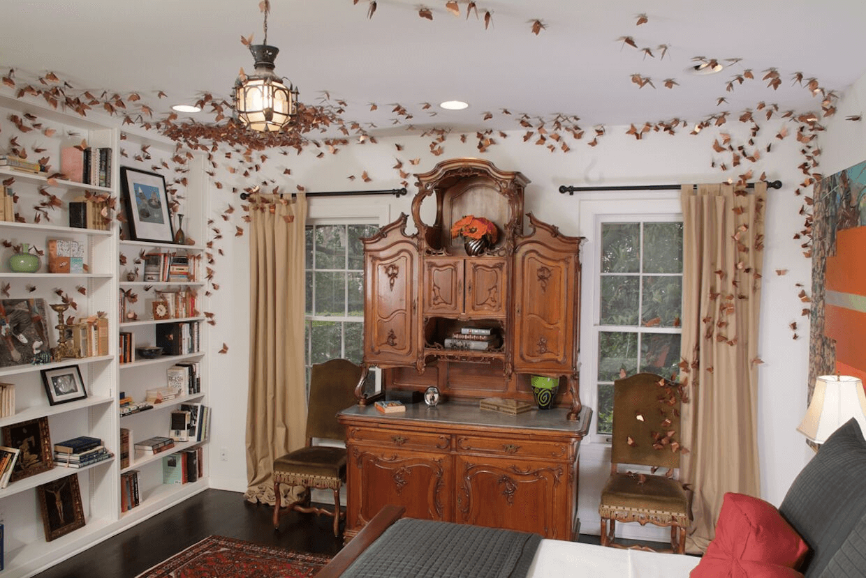 Margarita Cabrera, Craft of Resistance (50 Butterflies) , 2008. Copper.