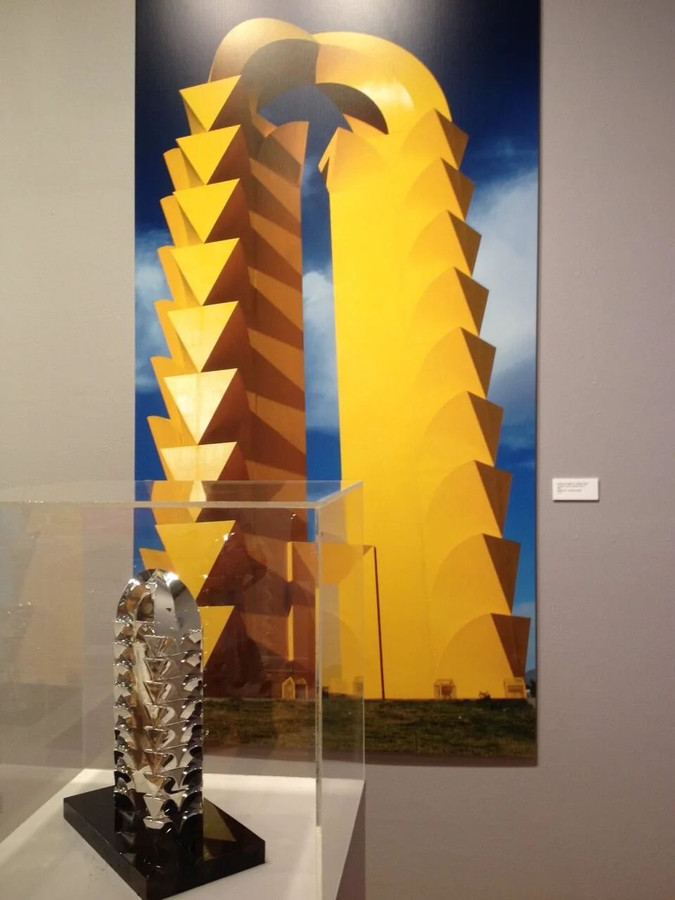 Photo of “La Puerta de Torreón” on display at “Sebastián: The Geometry of Space and Time”