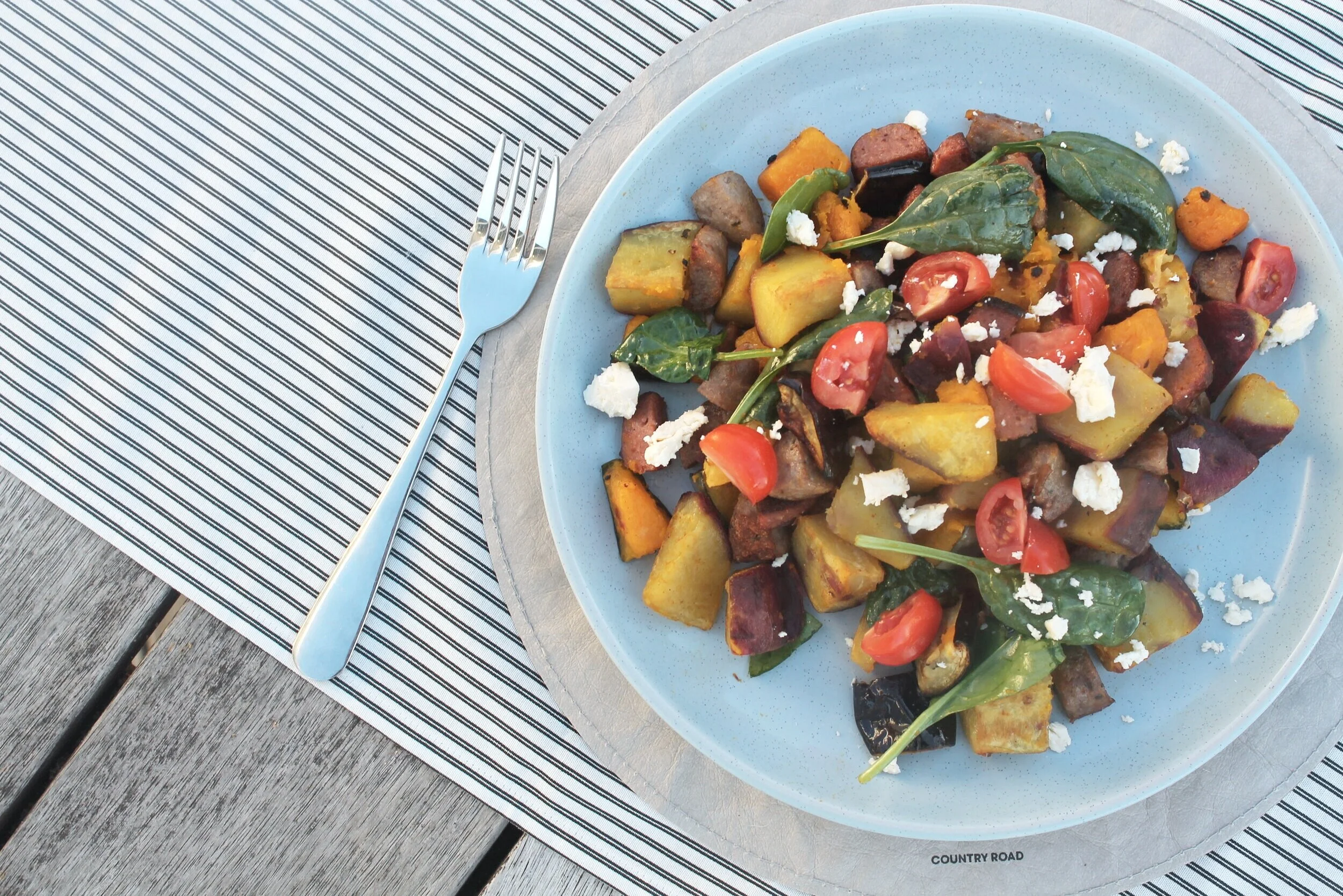 Lamb Kumara Pumpkin &amp; Eggplant Salad