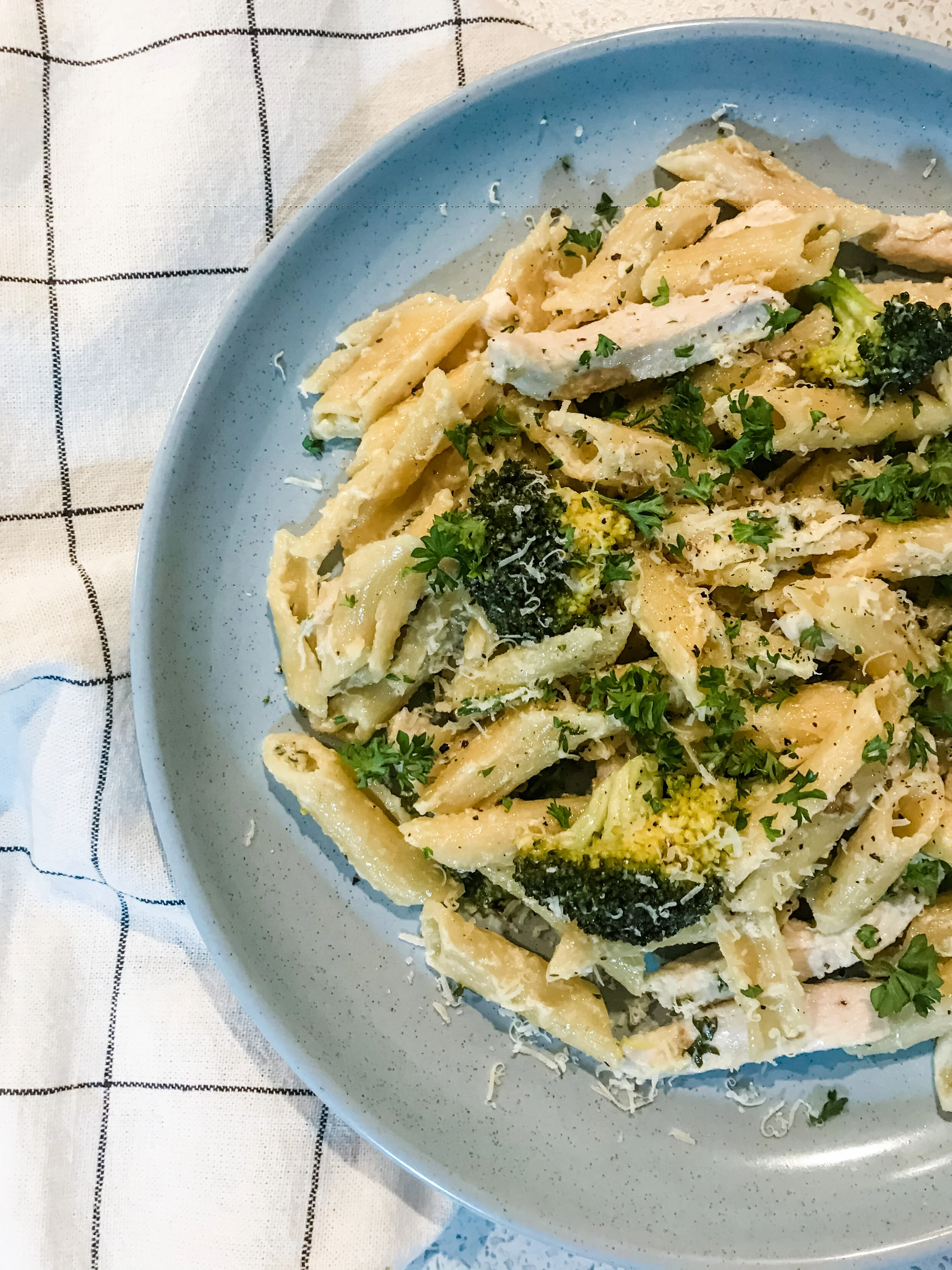Creamy Chicken And Broccoli Pasta This Is My Kitchen