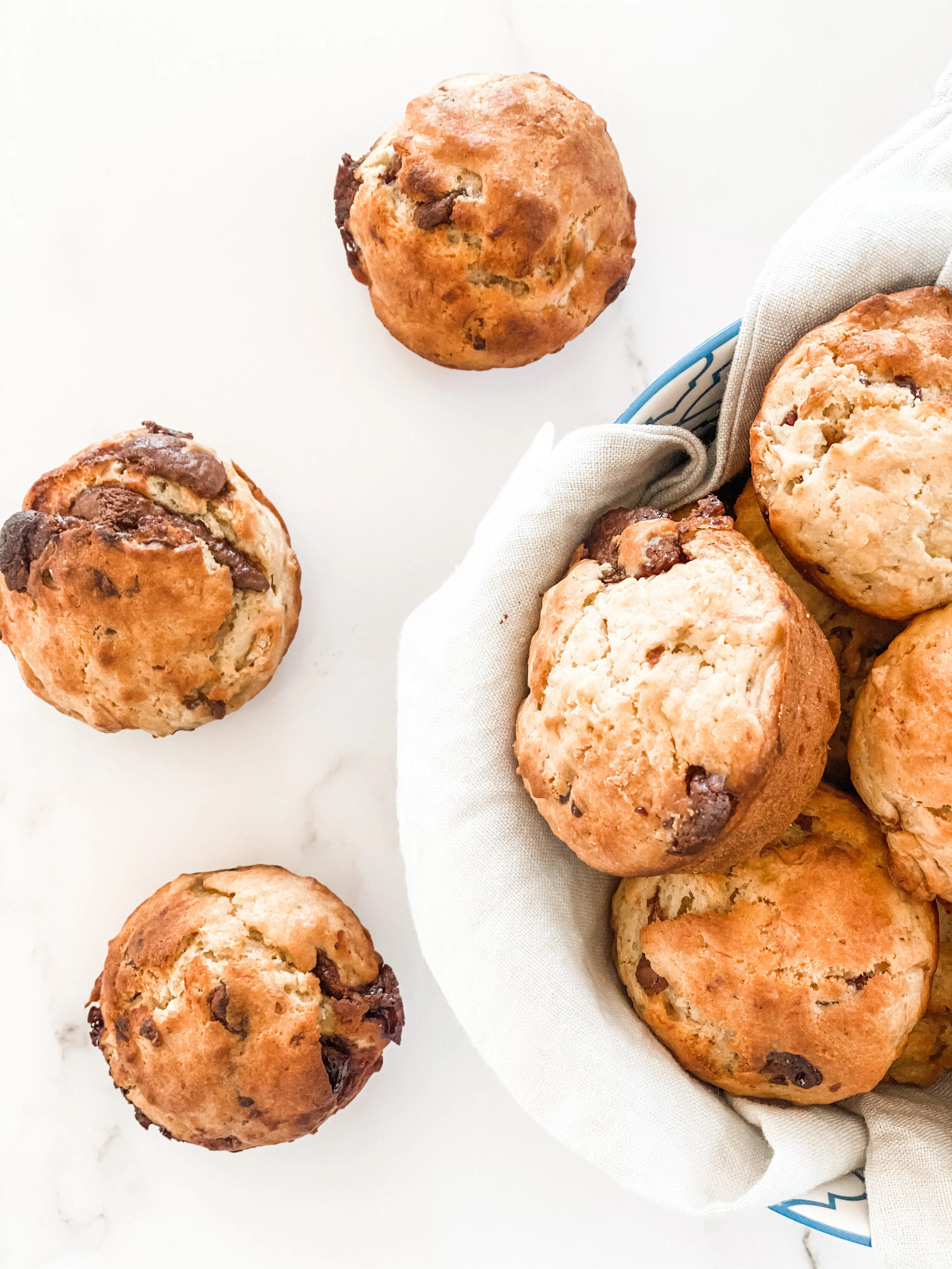 Kinda Classic Banana Chocolate Chip Muffins