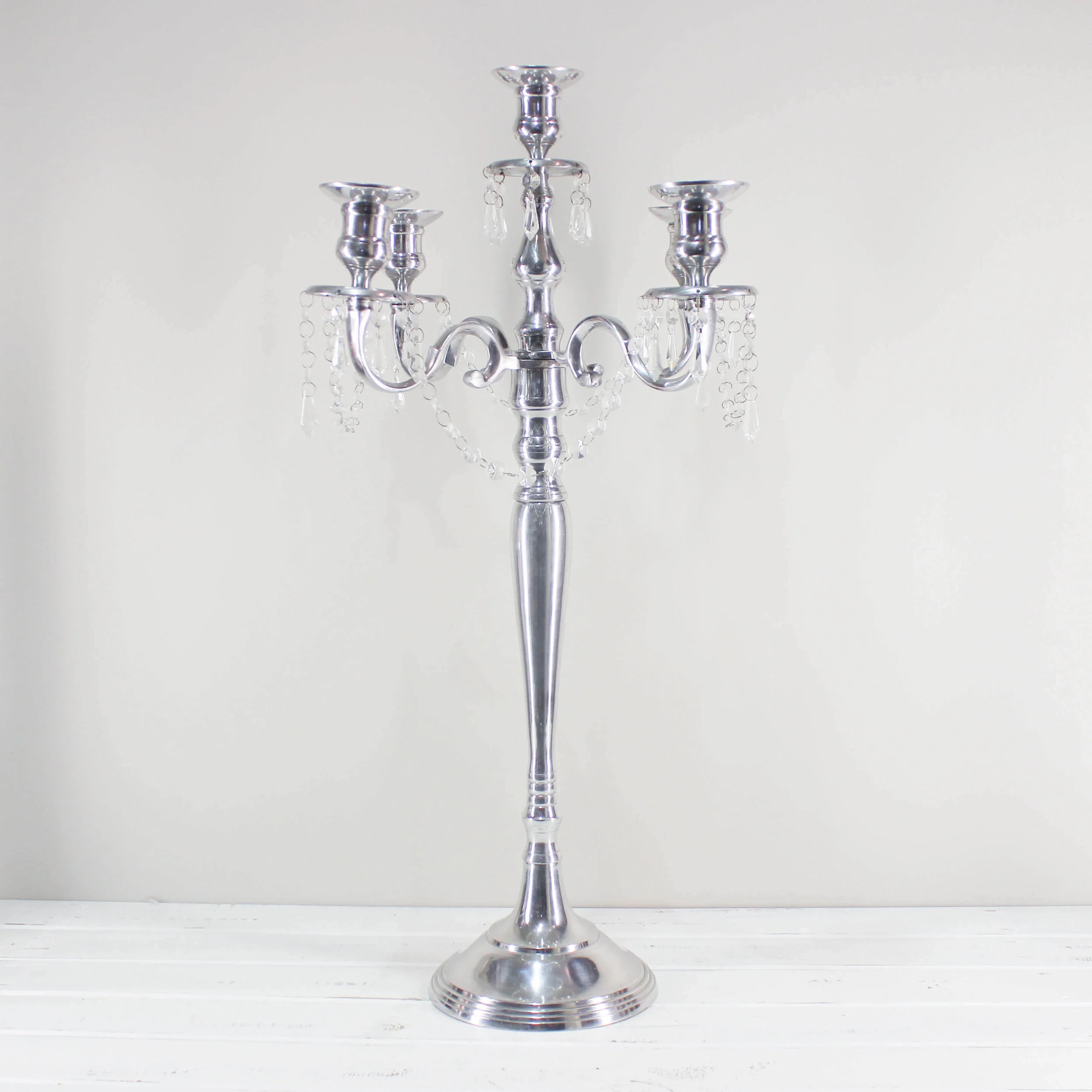 Candelabra Silver Large