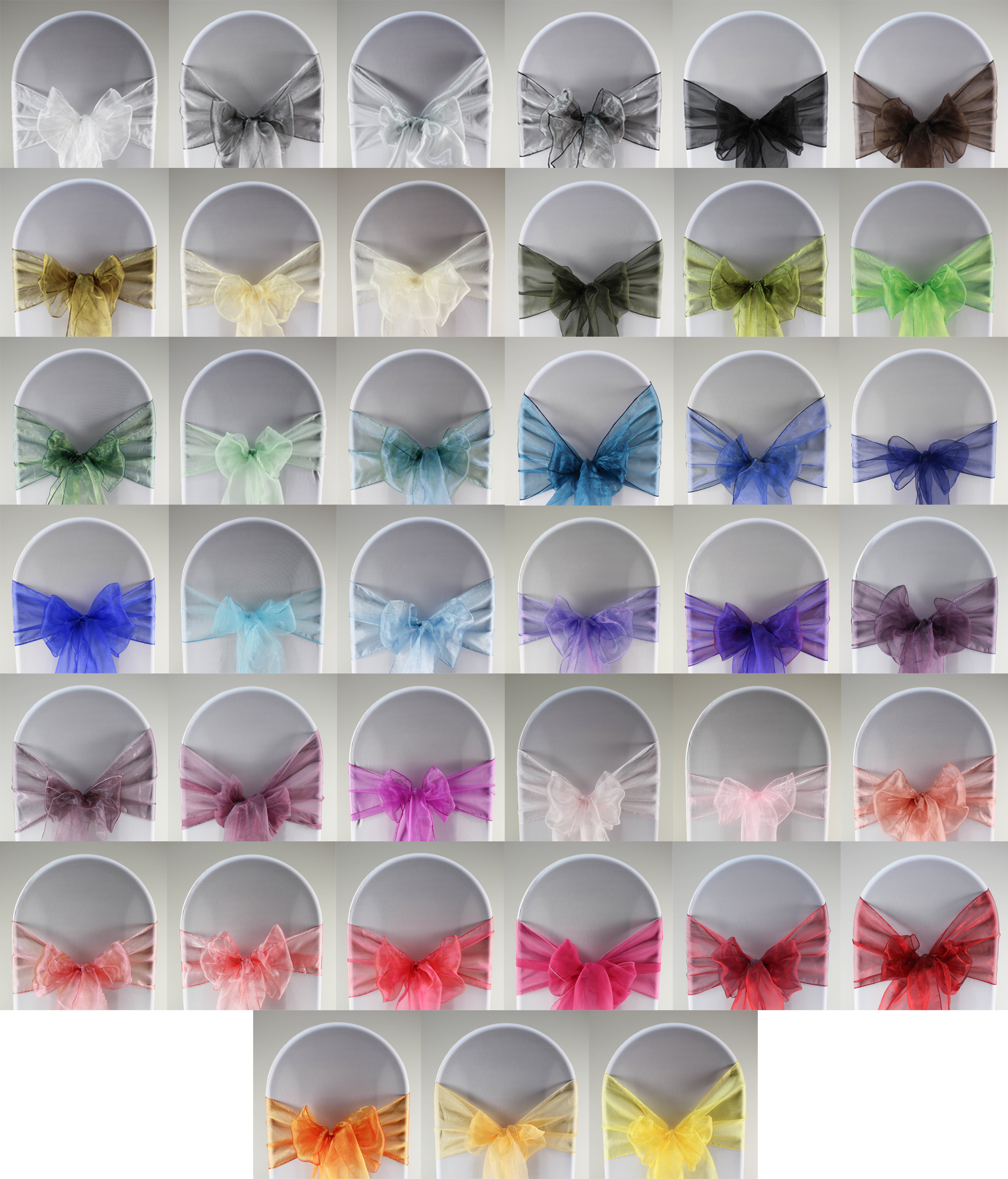 Organza Chair Sash