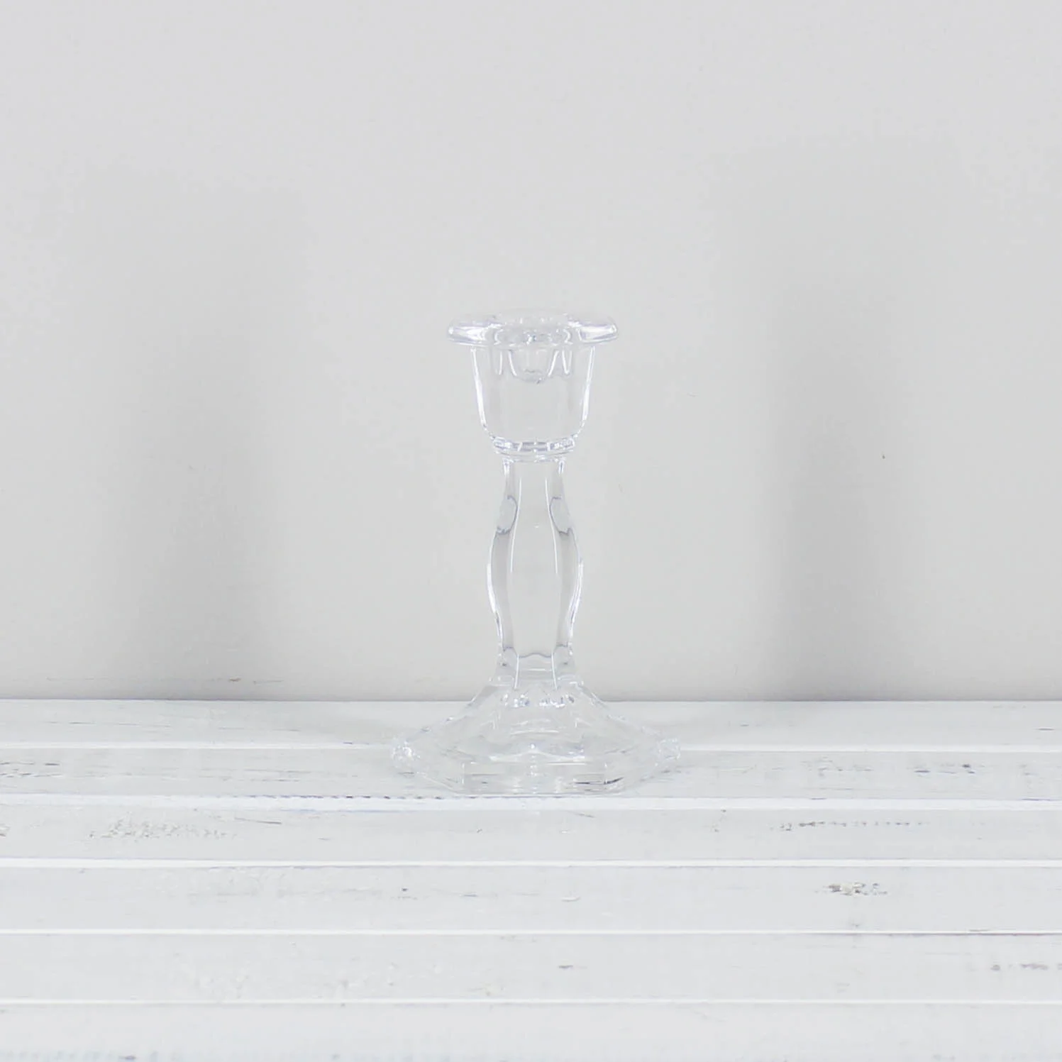 Glass Candlestick Holder — Got It Covered Wedding Events Hire