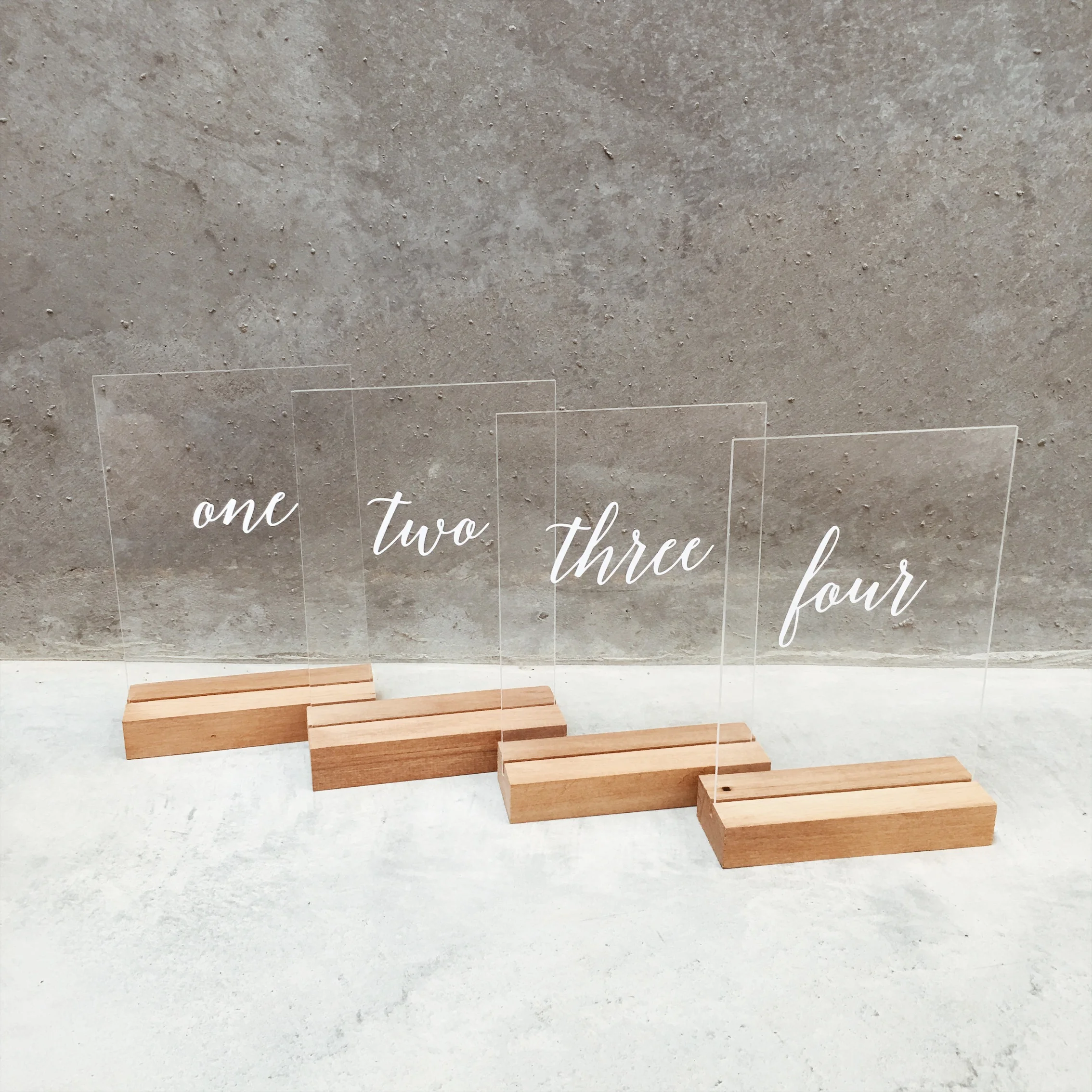 Acrylic table numbers.JPG