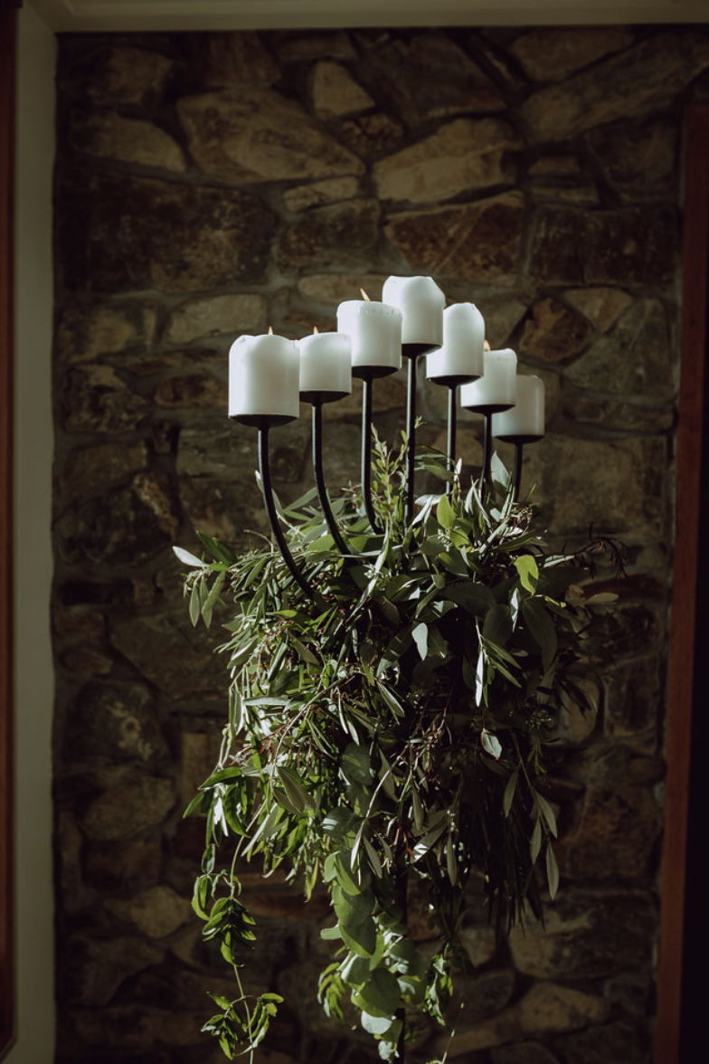 Black Floor Standing Candelabra