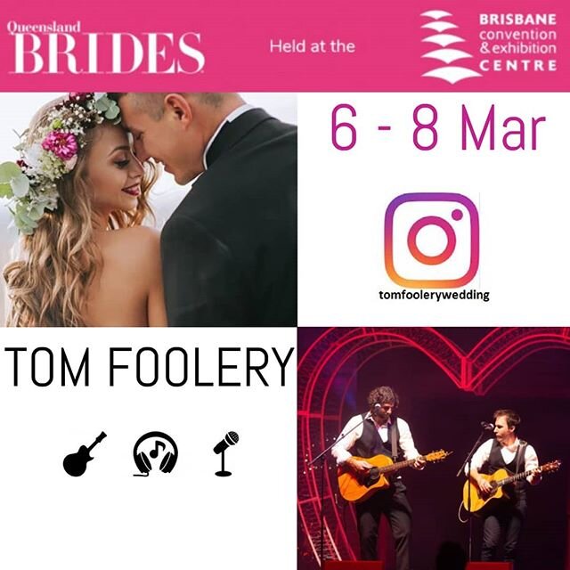 Need Wedding entertainment? Tom Foolery return to @queenslandbrides in March 2020.