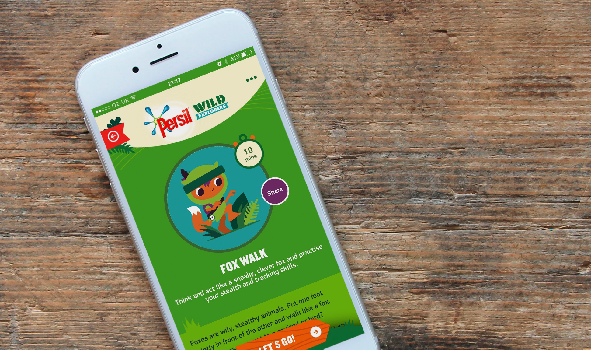 PERSIL WILD EXPLORERS APP