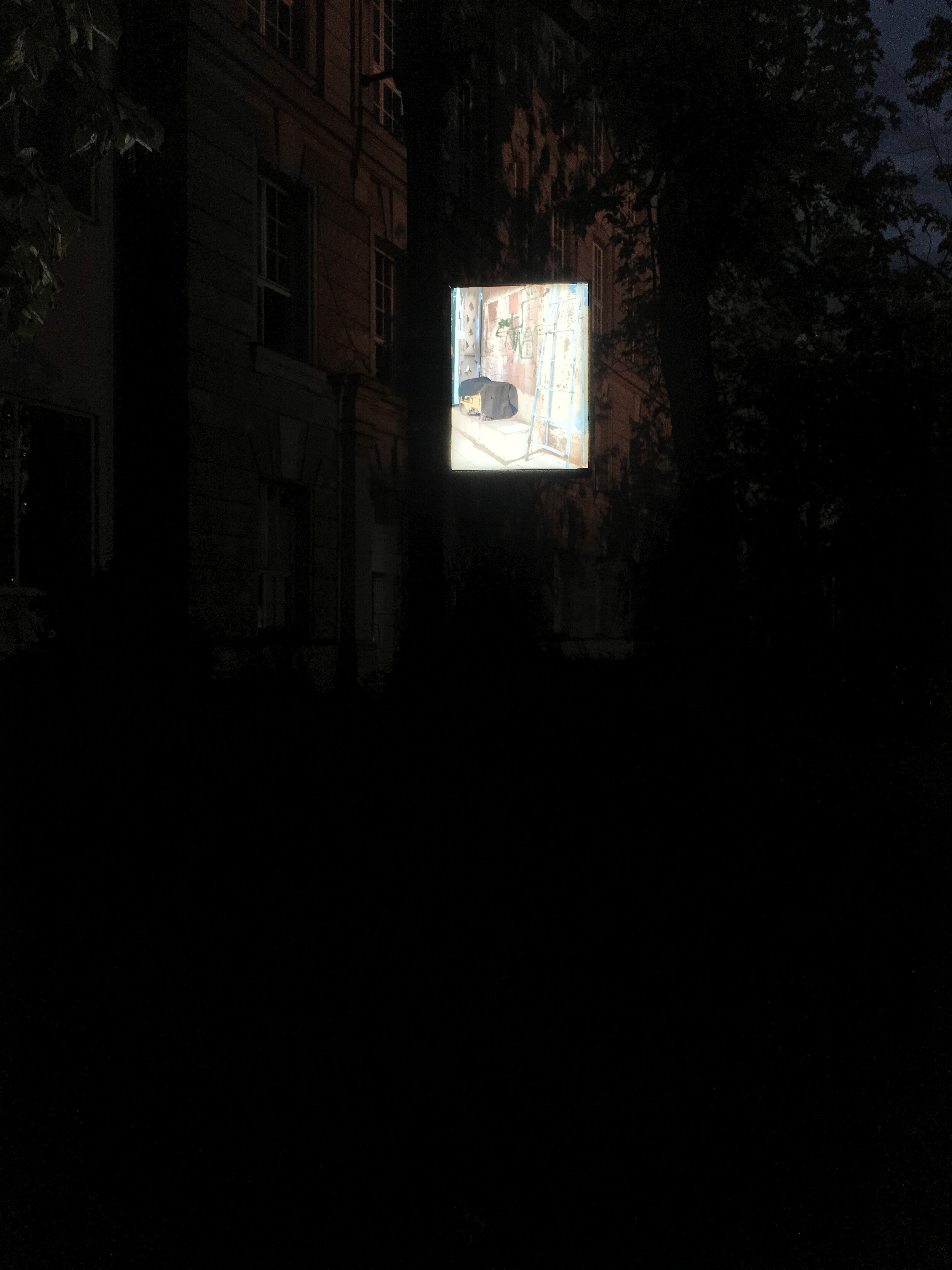    Hayel Str. (Power Estimated)  , 2012-2020   Duratrans print in light box   40 x 50 x 12 cm  From  Generator Series  