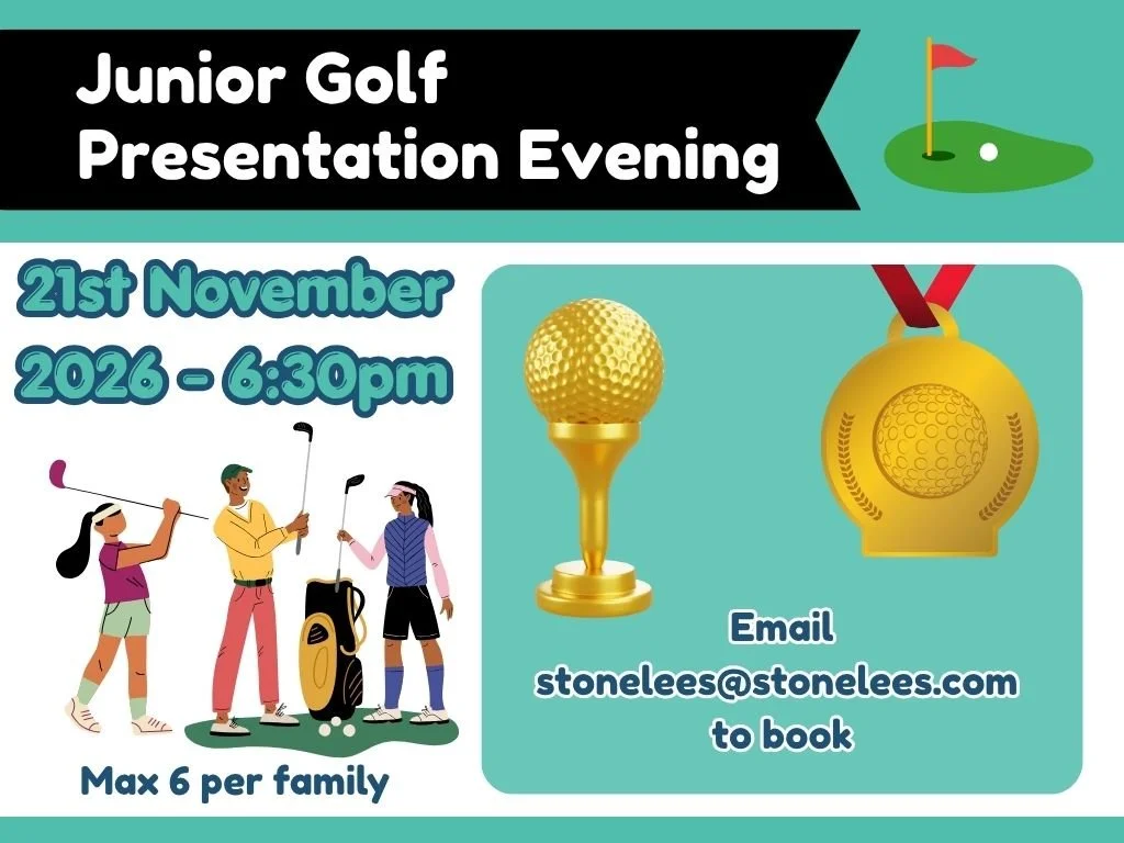 Junior Golf Presentation Evening