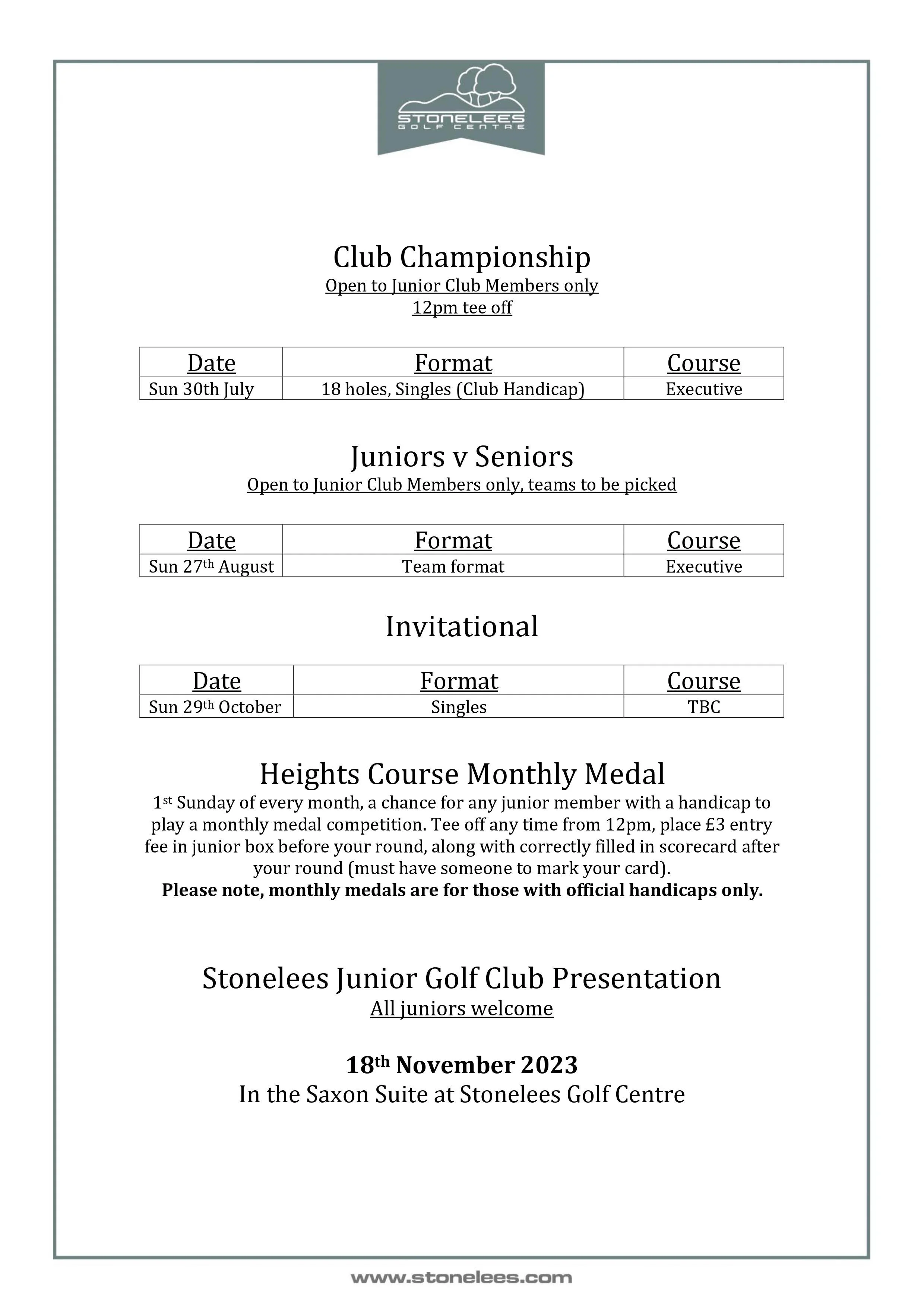 junior-golfers-stonelees-golf-centre