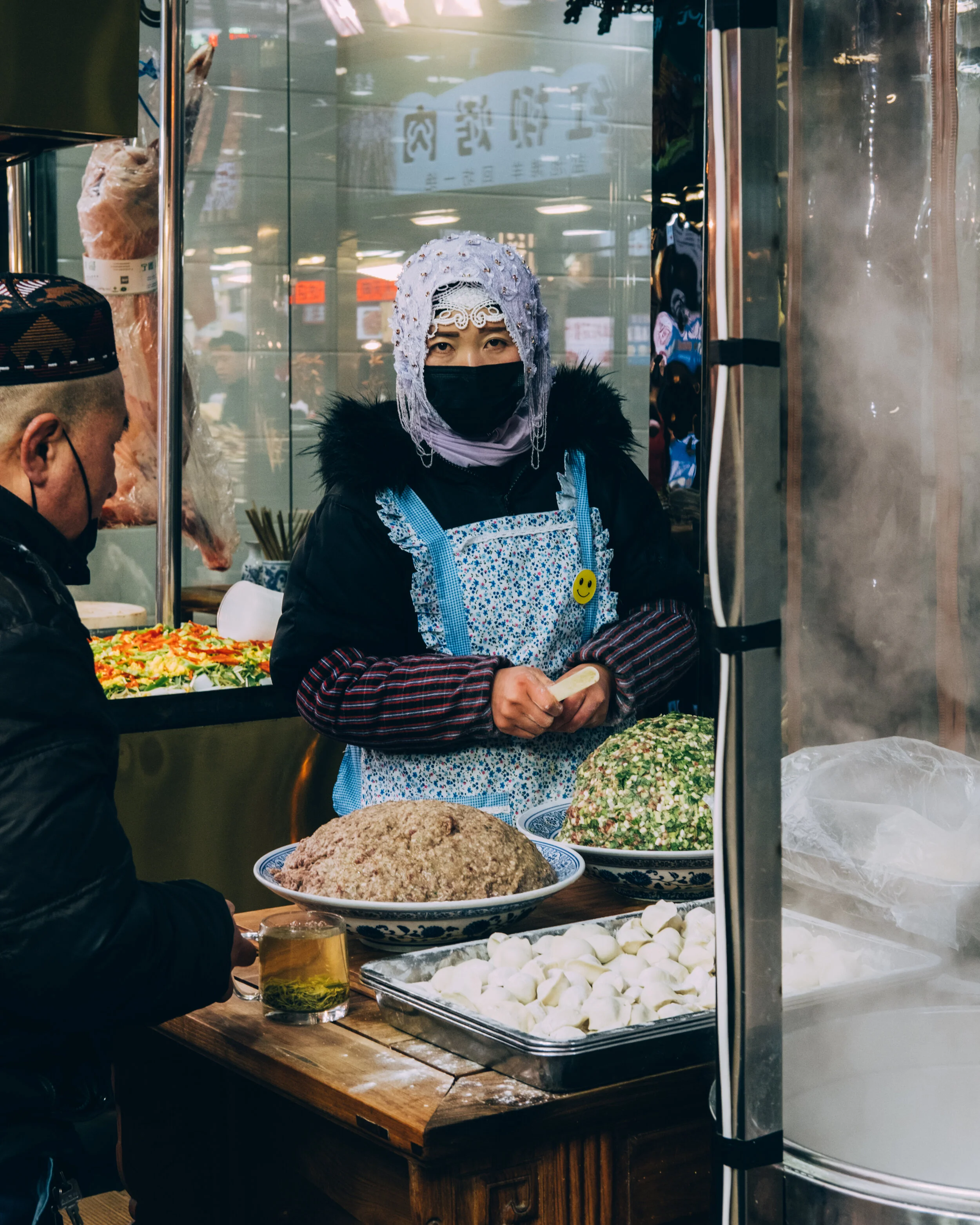 Xi’an ‘Muslim Quarter’ street vendor - China, 2020