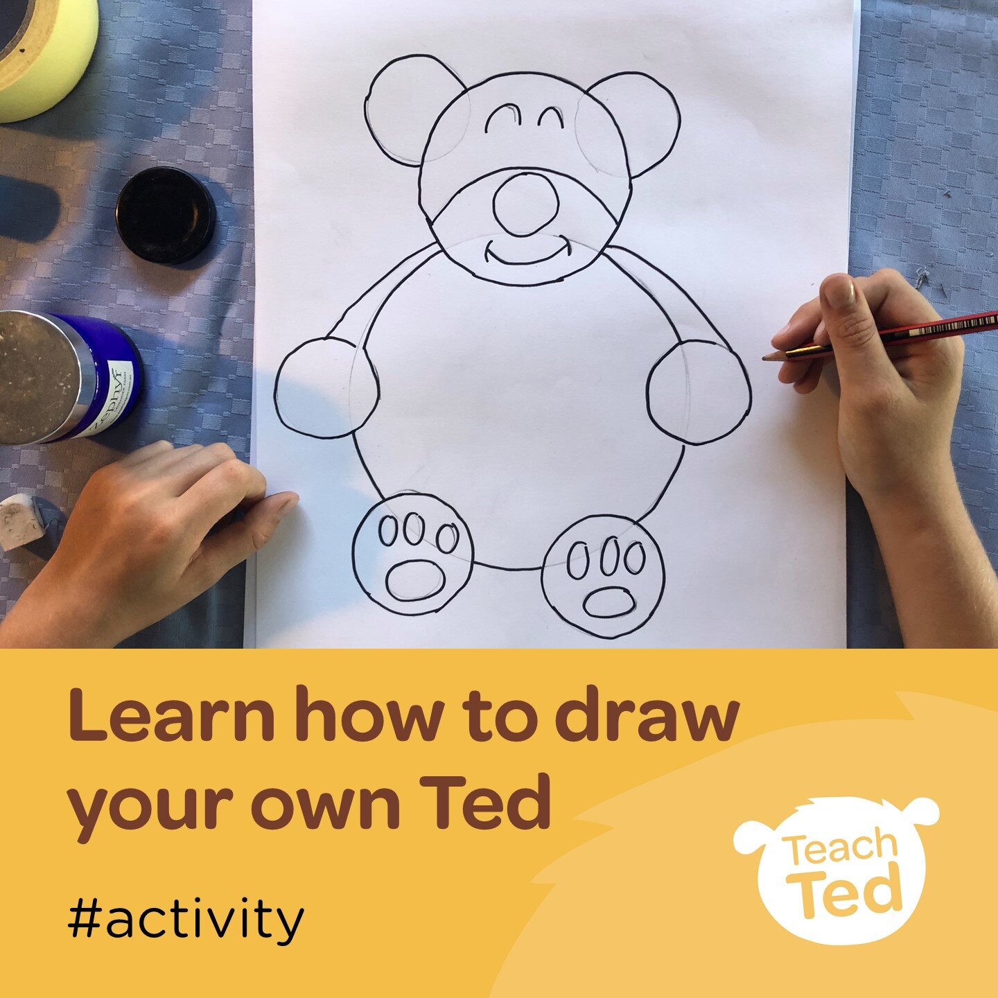 Learn how to draw your own Ted