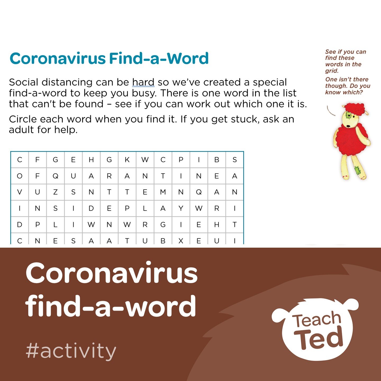 Coronavirus find-a-word
