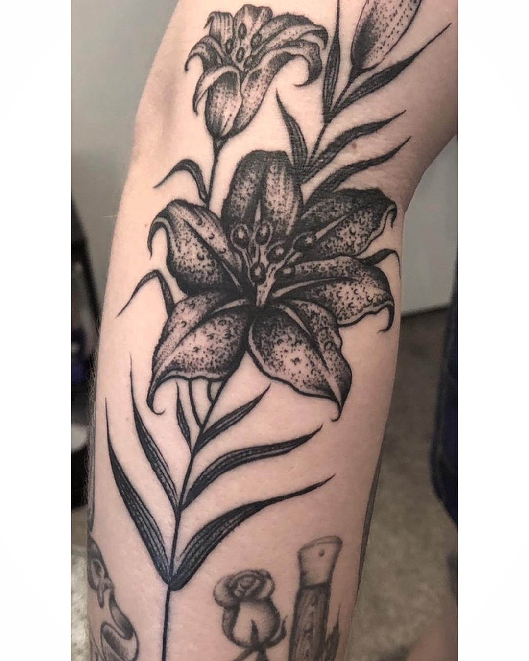 🐝Ain't she a beaut? Fully healed dragonfly, sea holly, chamomile, and bee.  One of my favorite tattoos on one of my favorite people �... | Instagram