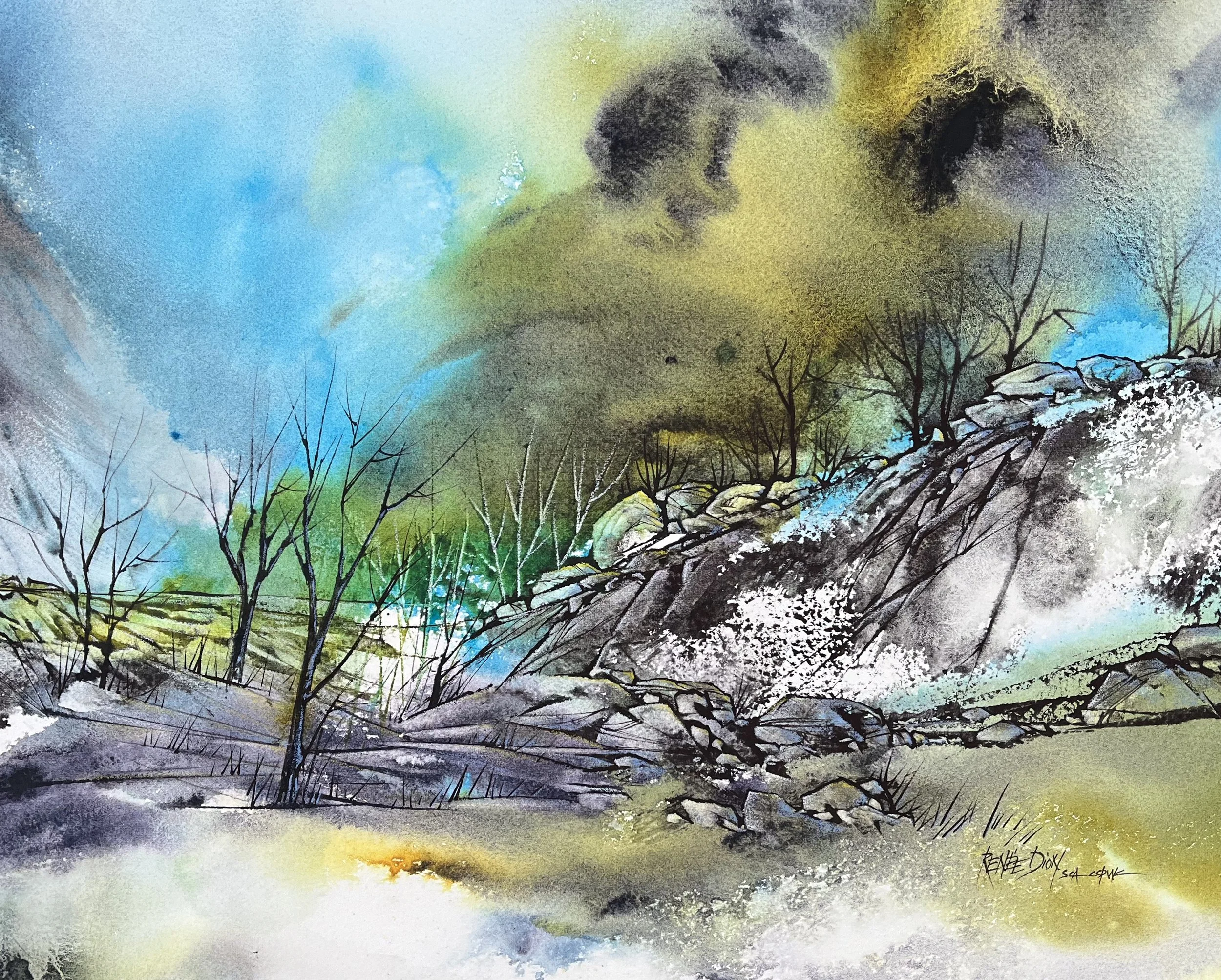 Étape avant le sommet