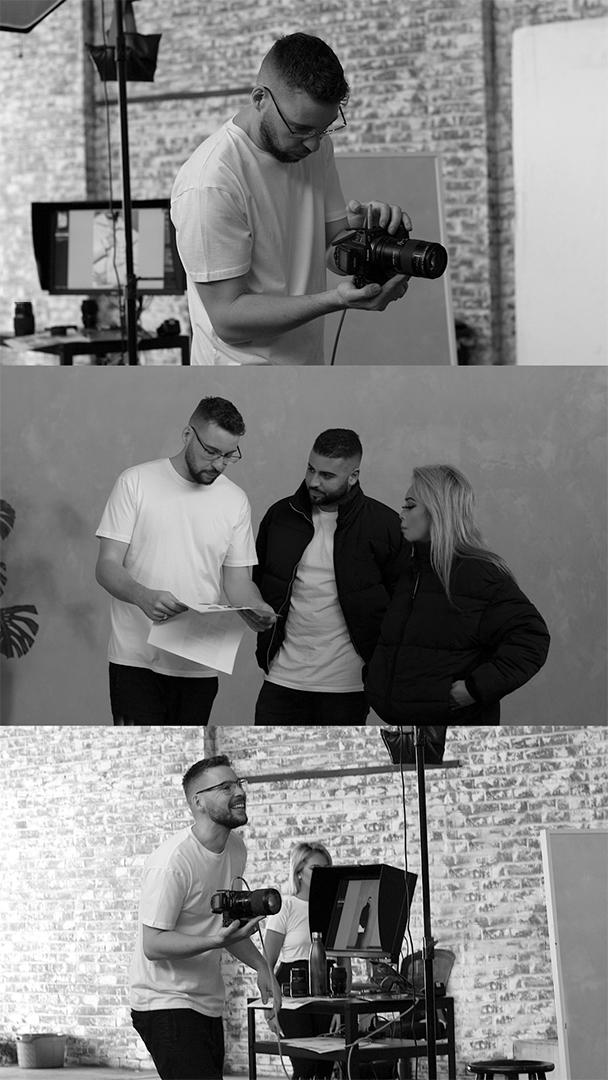 Aaron White Melbourne Photographer In Studio Taking Pictures