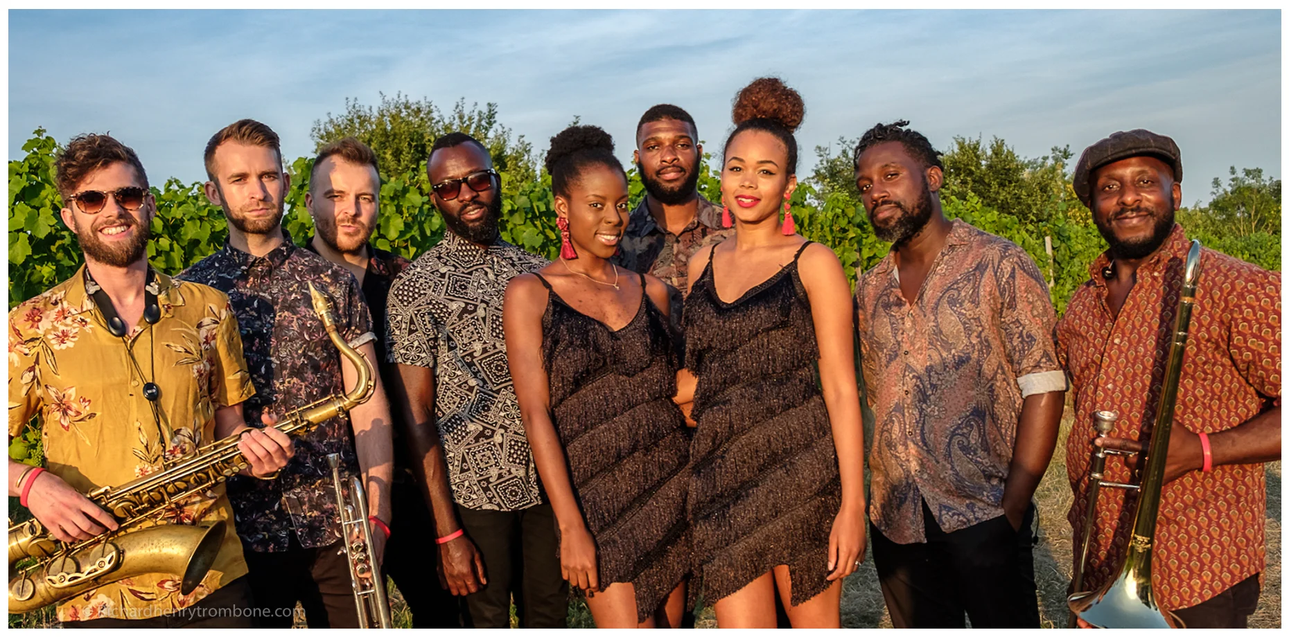 The Brooklyn Shakers… high energy funk, soul and jazz. Photo credit: Josh Fountain