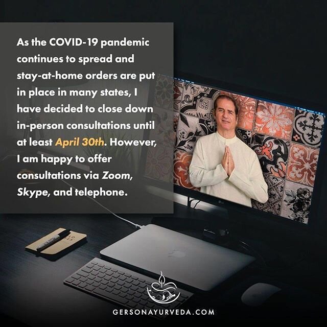 To my Patients,

As the COVID-19 pandemic continues to spread and stay at home orders are put in place in many States, I have decided to close down in person consultations till at least April 30th. I based this decision on the information I am receiv