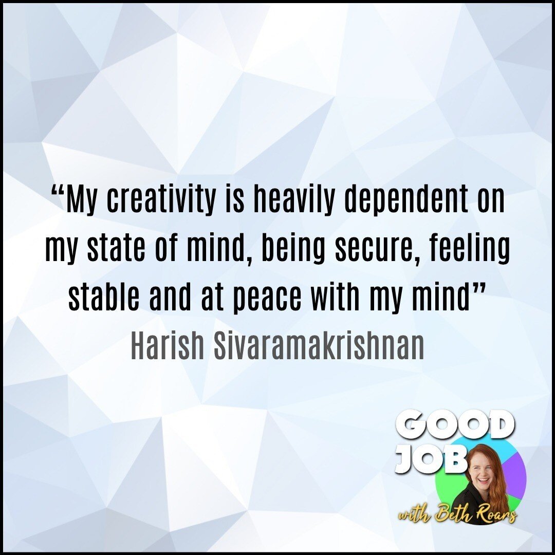 I agree with Harish. When I am in a good place my mind is free to create. ⁠
⁠
Do you agree?⁠
⁠
Full podcast episode link in biog⁠
⁠
@hsrkofficial @agamtheband #musicpodcast #southindianclassicalmusic #progrock #carnaticmusic