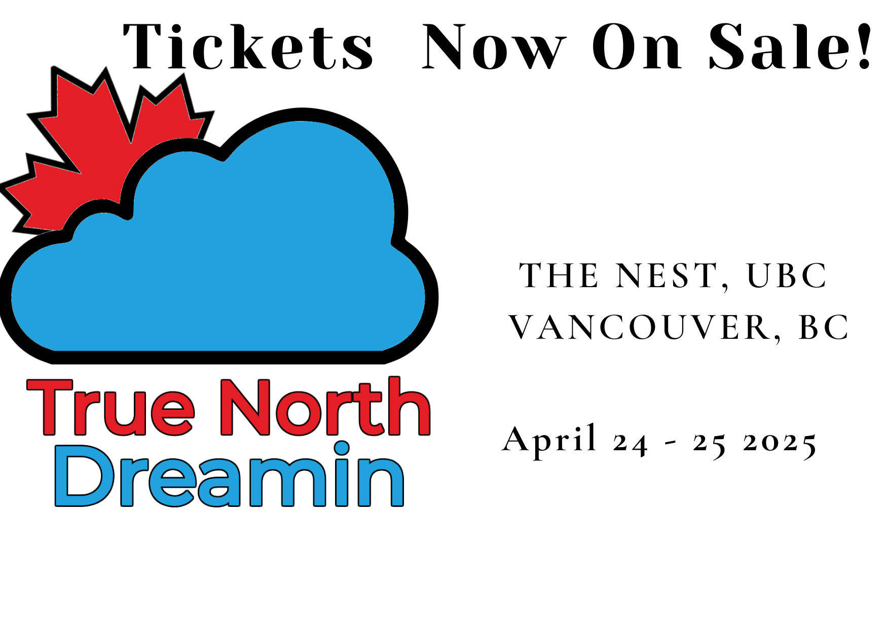 Tickets Are On Sale On Tuesday, November 5th!
