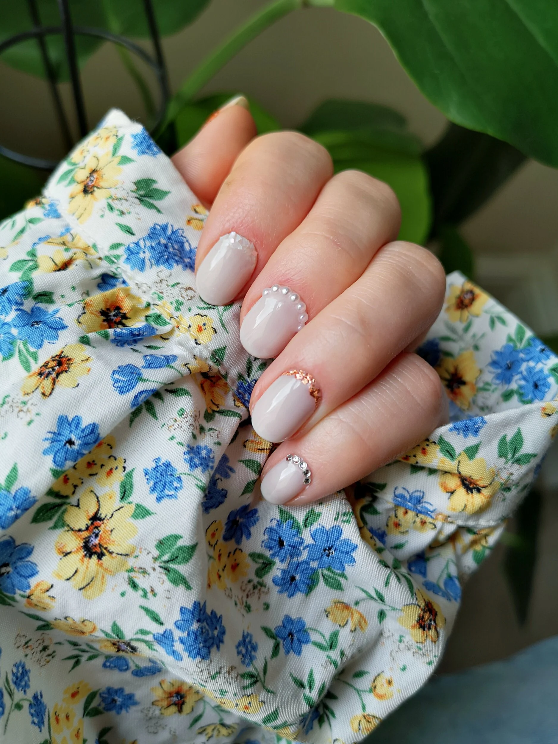 Four Different Bridal Nail Ideas