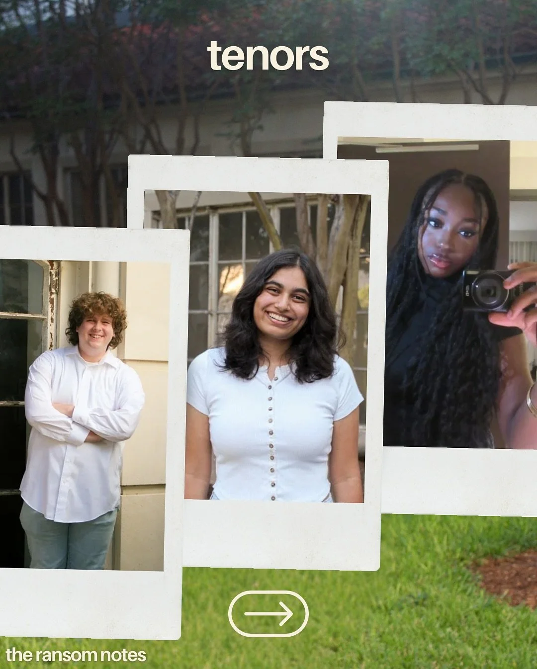 say hello to our 2526 tenors !! ♫