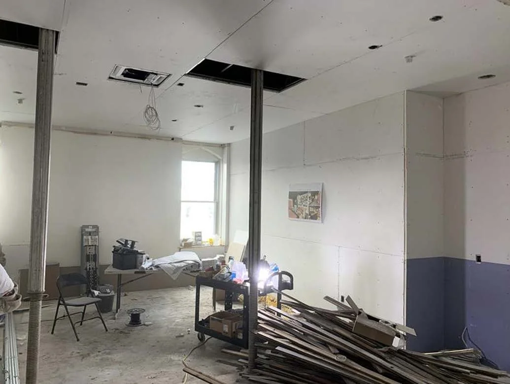 The Hyde groom’s suite before renovation at St. James 1868