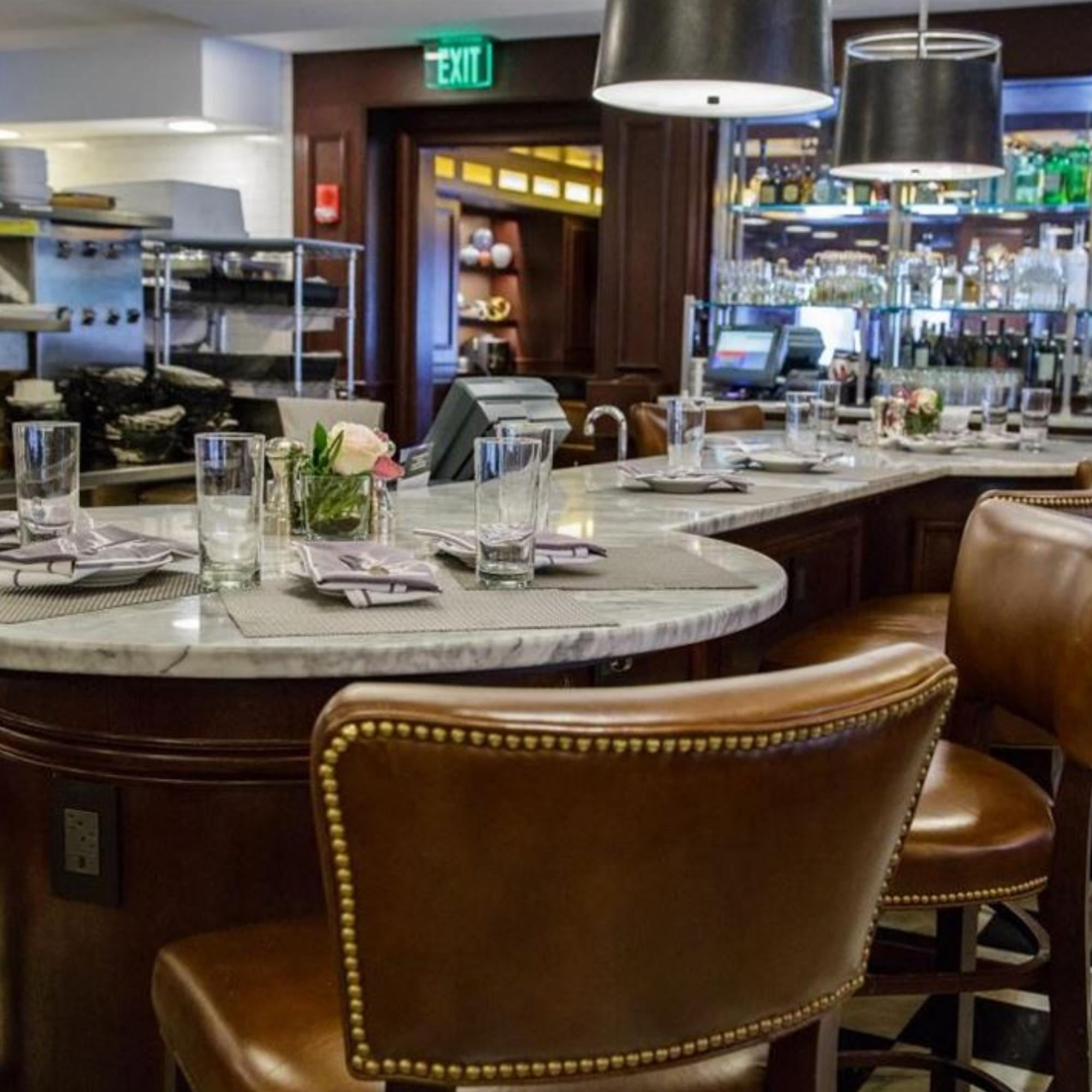 Mason Street Grill in downtown Milwaukee, elegant rehearsal dinner venue with private dining