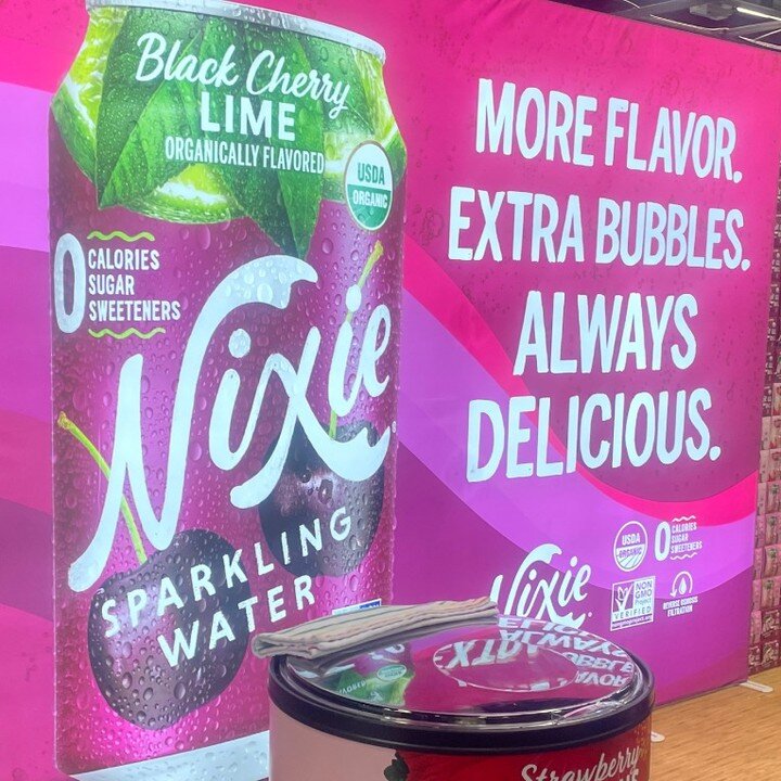 We love a bold color for a bold beverage ! #pink #magenta #trendalert #expowest2023 #expowest #naturalproducts #plantbased #sparkyourpassion #brandingagency #brandingandmarketing #cpg @drinknixie