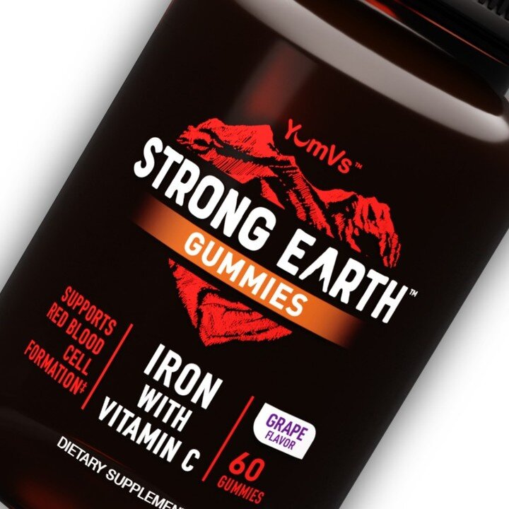 Just launched! @yumvs #strongearth #gummies #vitamins #supplements #calcium #magnesium #iron #zinc #brandingagency #brandingandmarketing #cpg