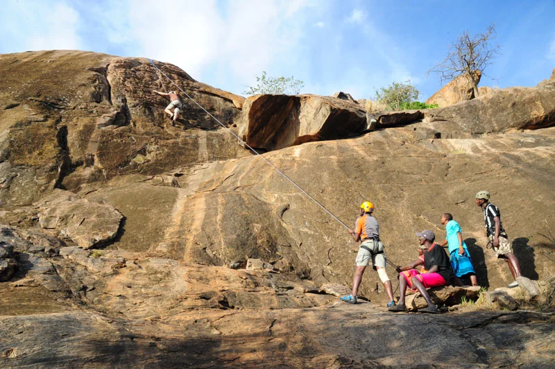 Rock-climbing Class at Tumaren