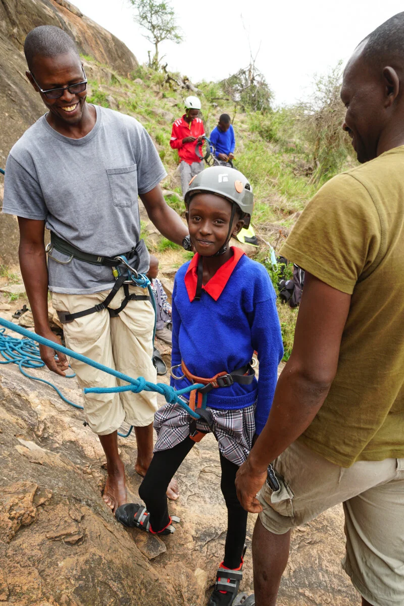 Rock-Climbing Fun - Laikipia Masai Style