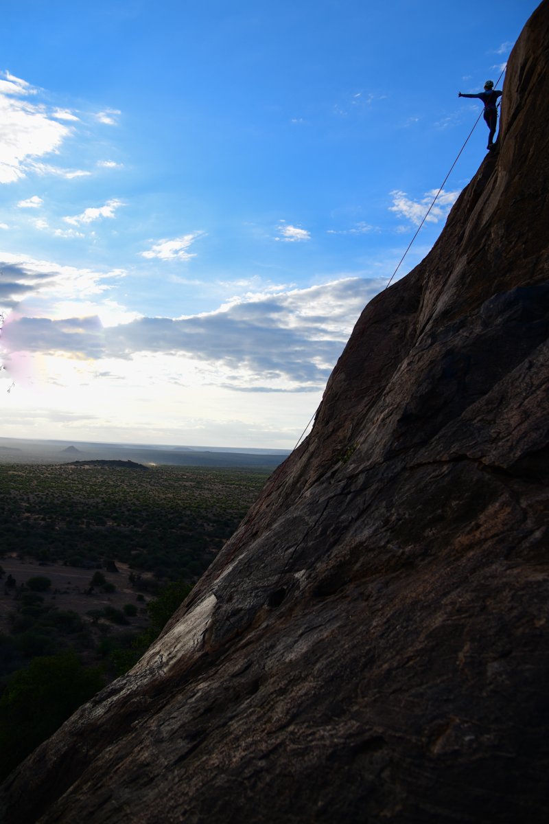 Sunset Rock-climbing Karisia
